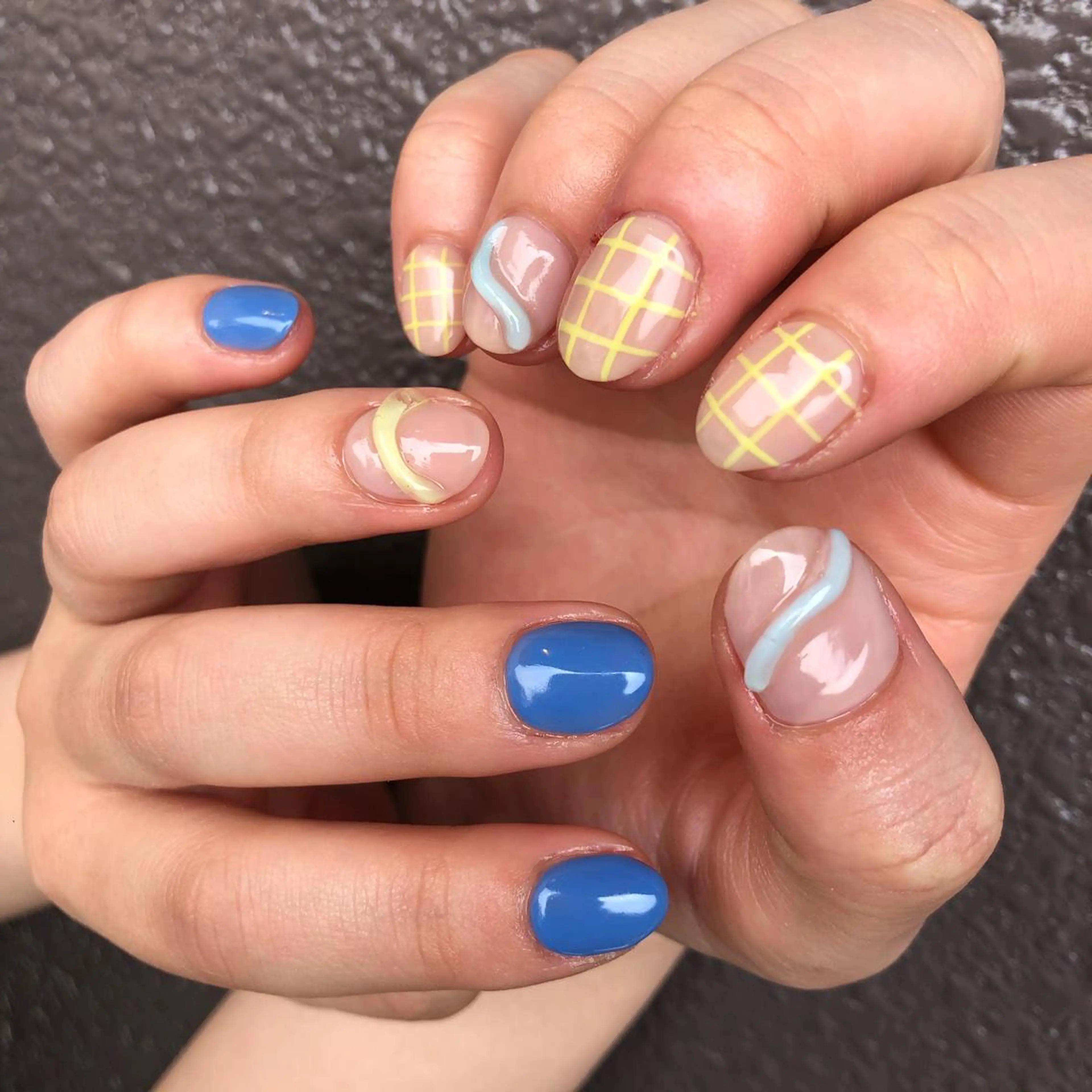 ロング カラー ヘアアレンジ キッズ ネイル マツエク・マツパ 福田 加奈のネイルデザイン