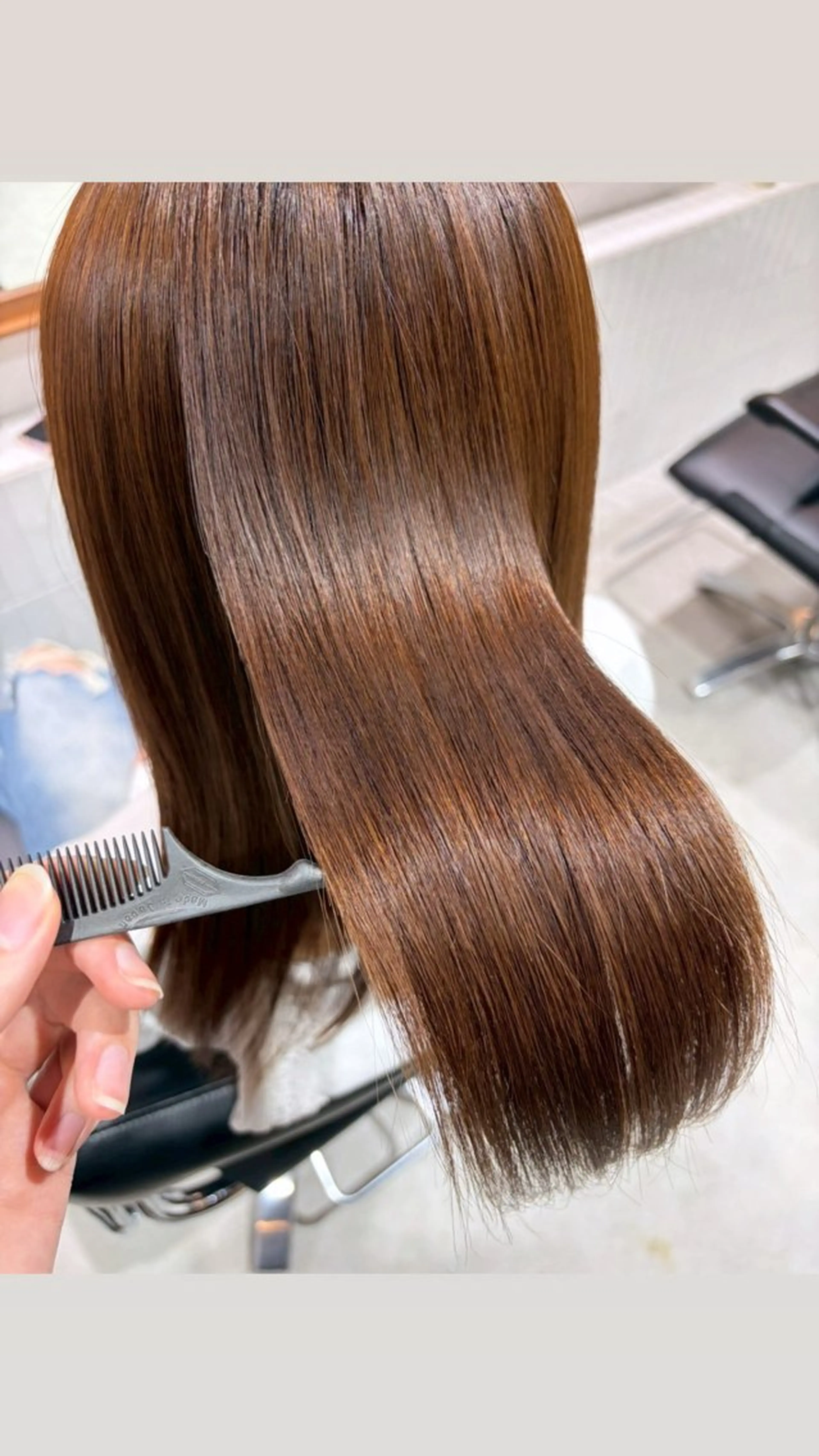 セミロング トリートメント SANO YUIのヘアスタイル