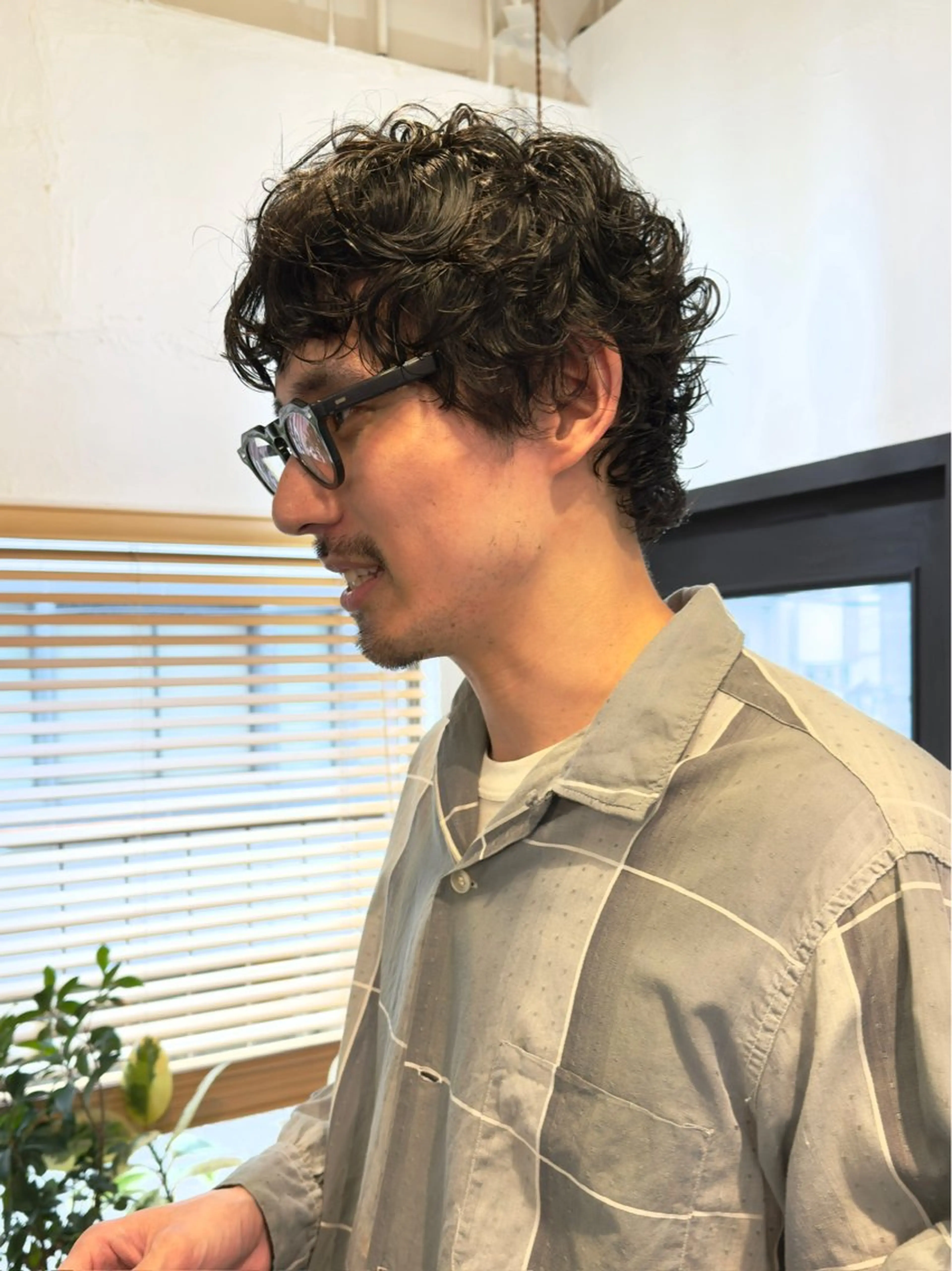 パーマ メンズ カット パーマ トリートメント 大西 祐輔のヘアスタイル