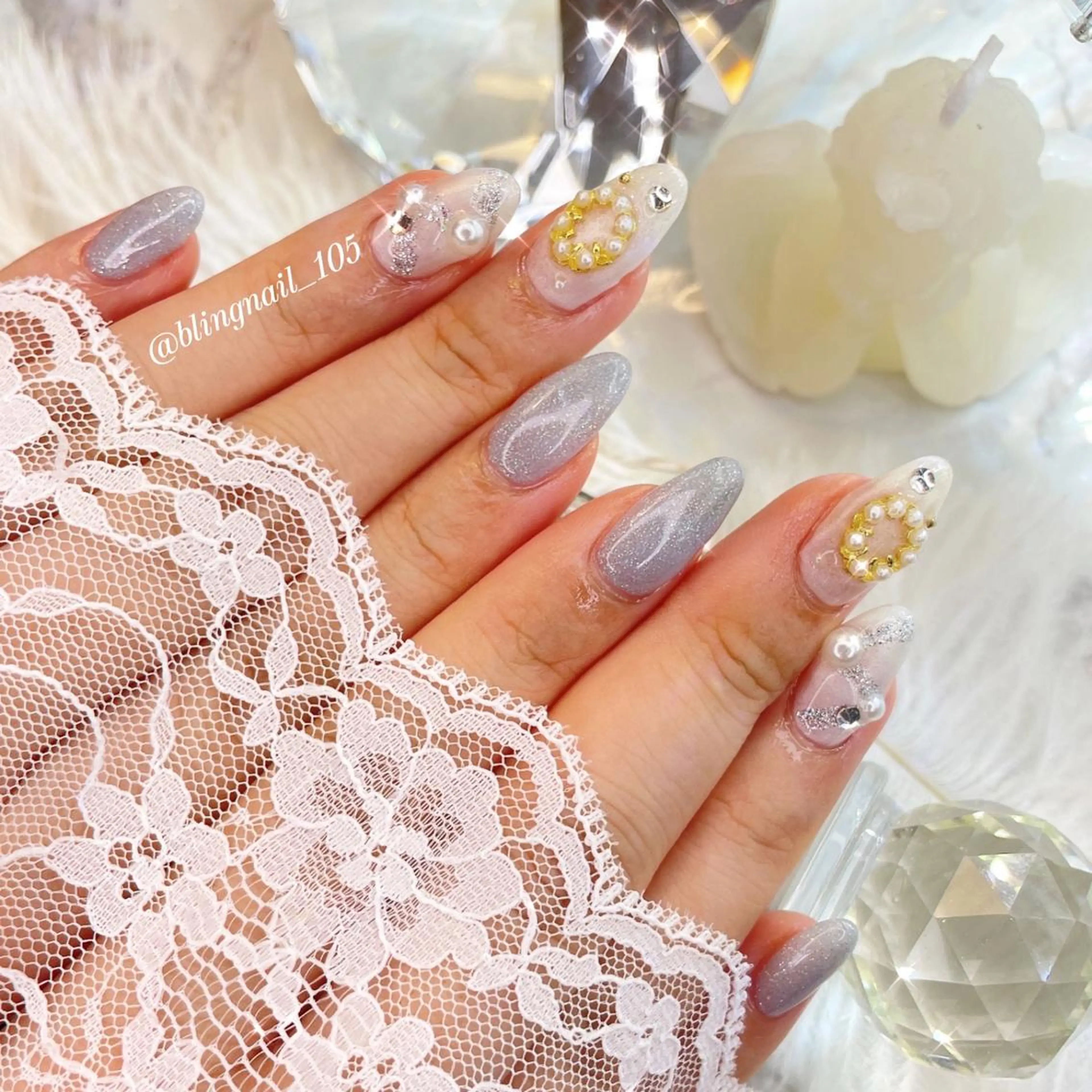 ネイル 23時まで❤︎韓国、 ワンホンネイルのネイルデザイン