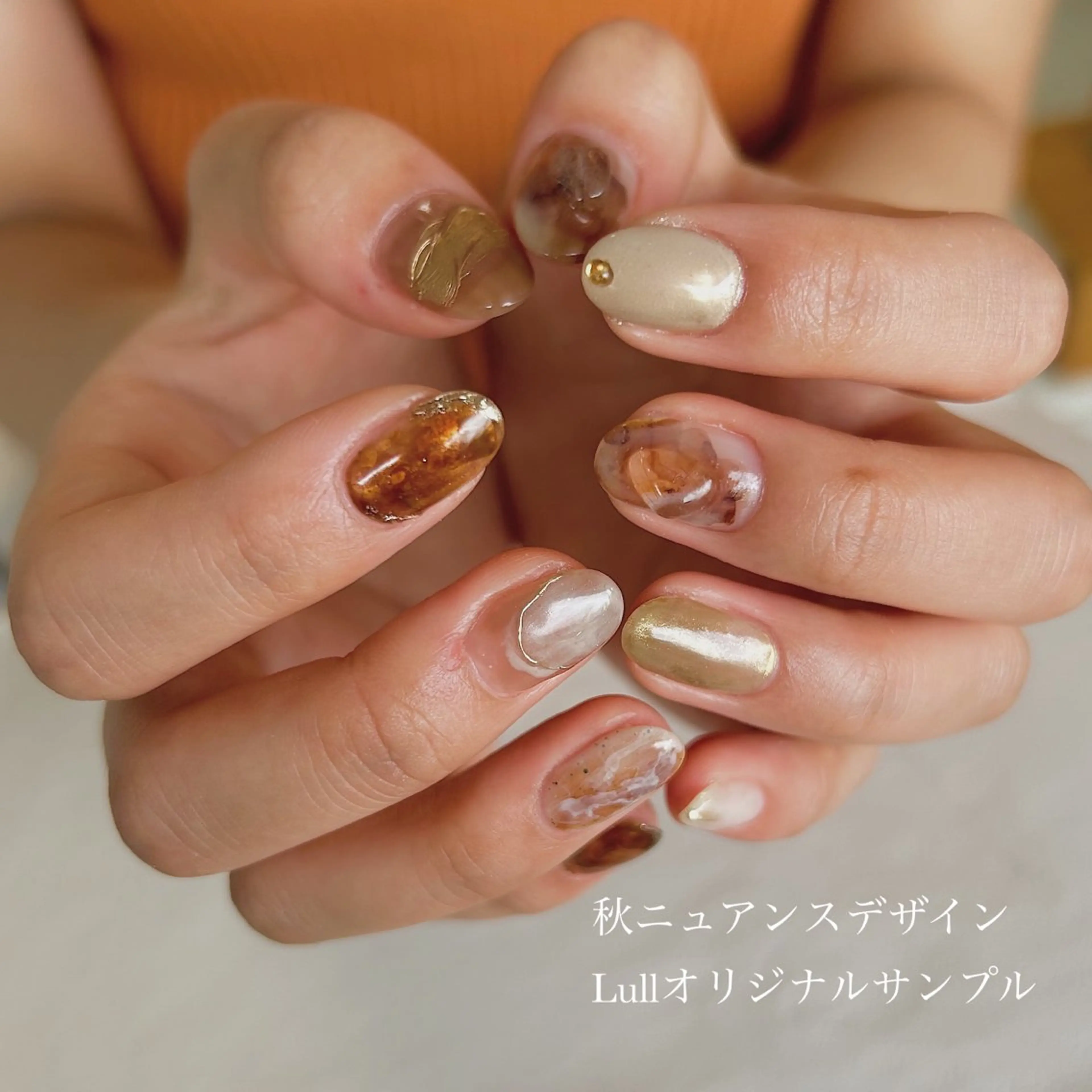 ネイル ハンドネイル Lull ネイル/ HBL/ハンドケアのネイルデザイン