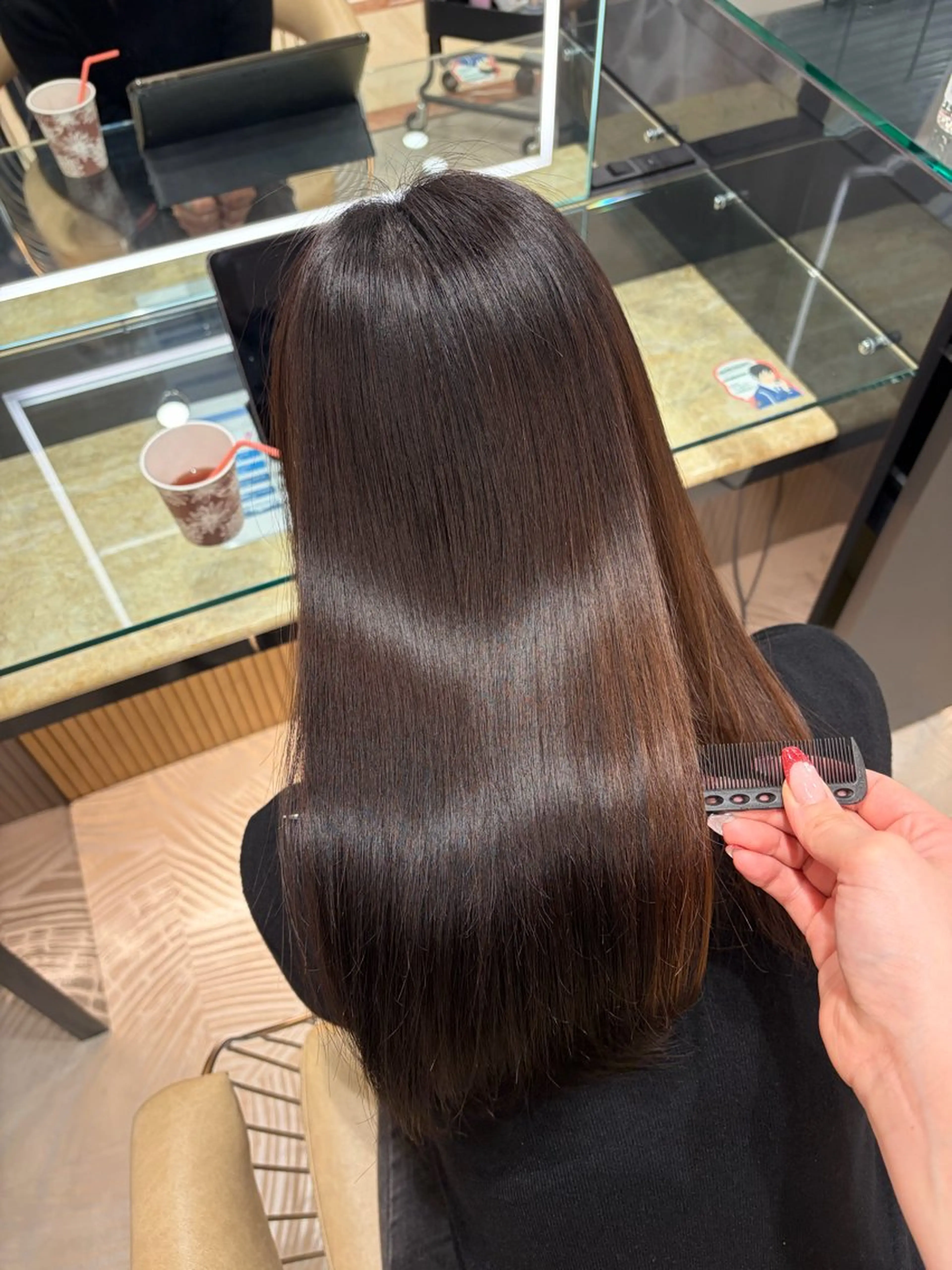 ロング カラー ヘアアレンジ ヘアカラー トリートメント ヘアセット 髪質改善/艶髪 /SARA💕のヘアスタイル