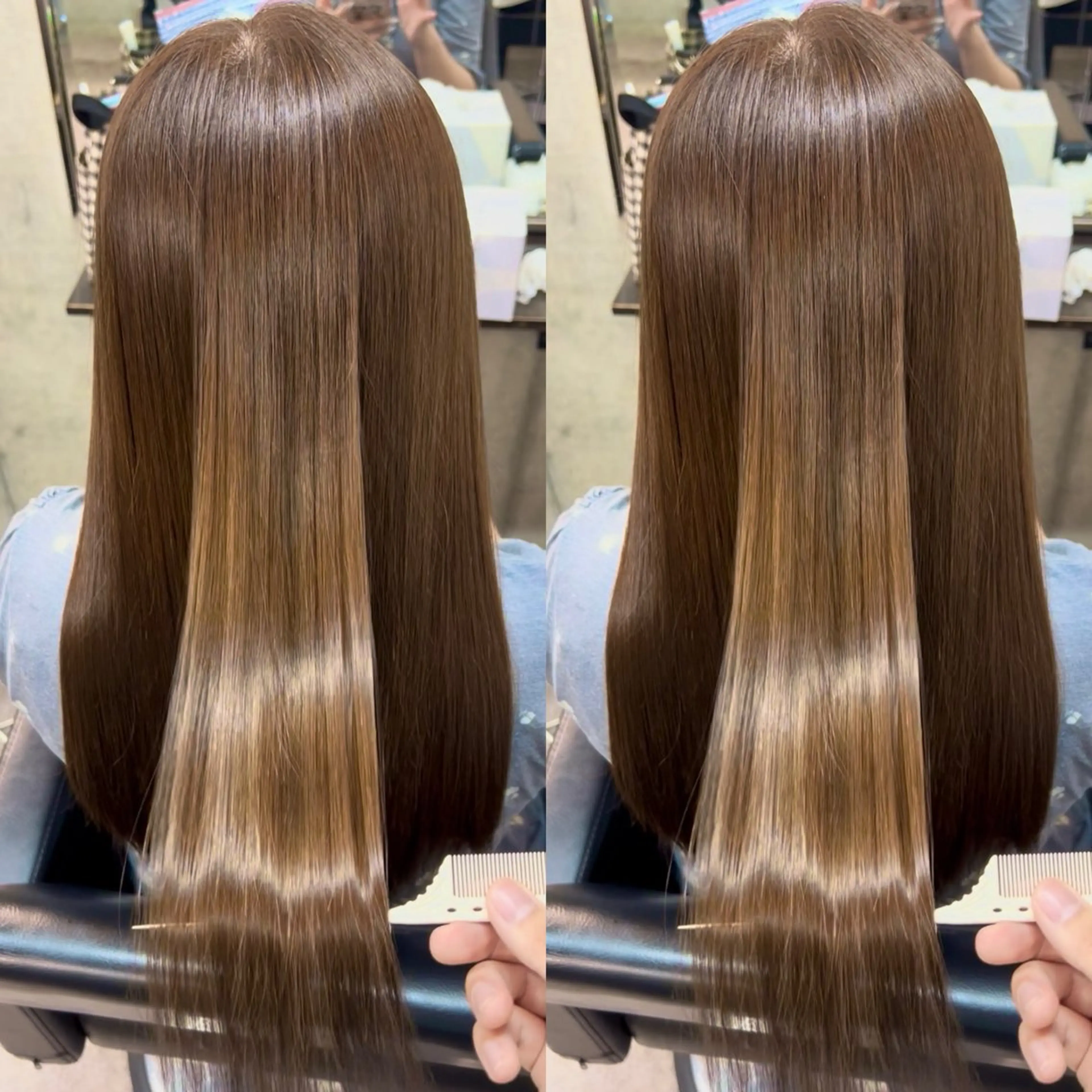 ロング 髪質改善 ロング トリートメント カット ヘアカラー トリートメント ヘッドスパ 🫧髪質改善 縮毛矯正特化🫧中西のヘアスタイル