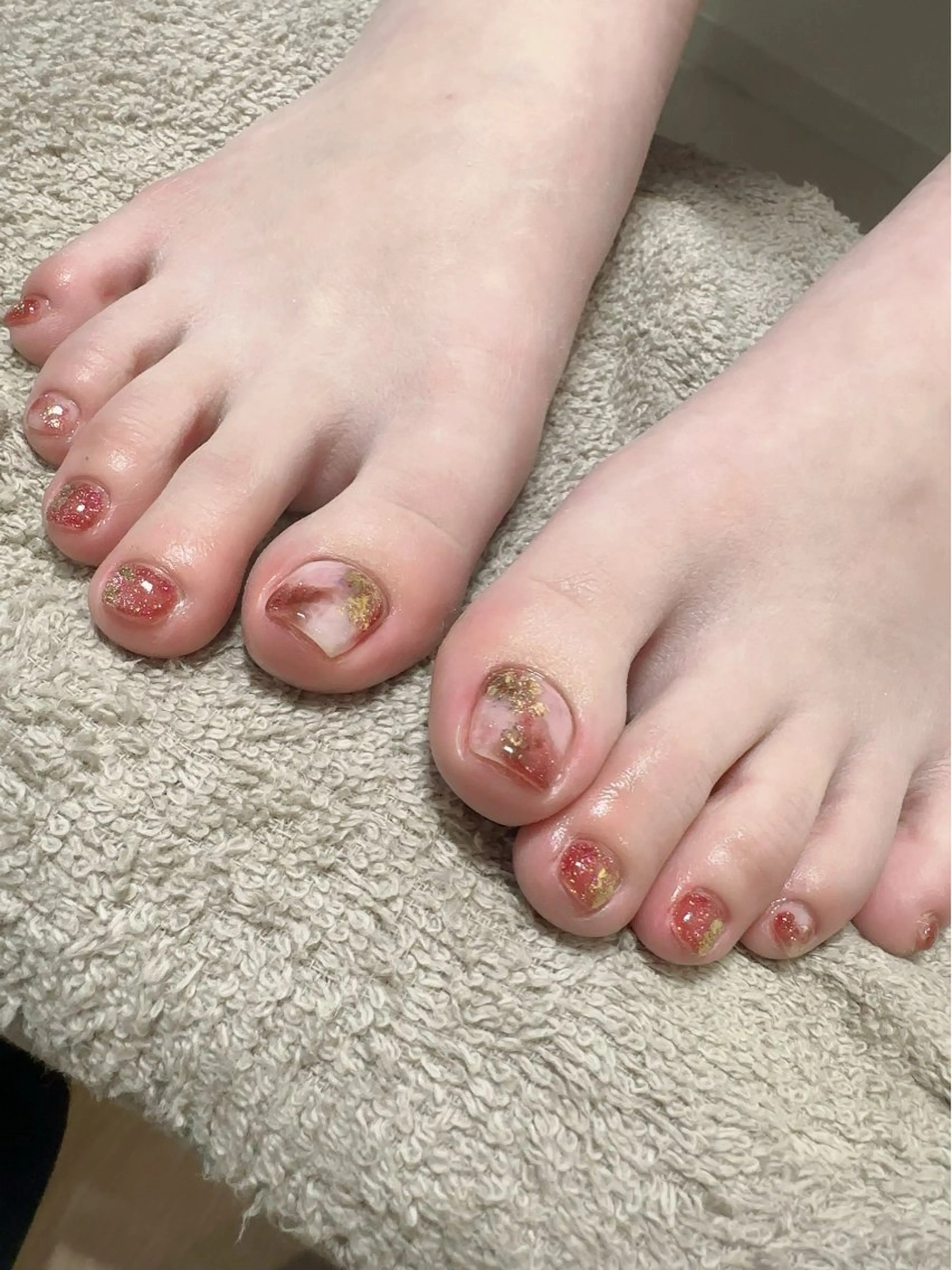 【フット】持ち込みデザイン(アートやり放題)(ジェルオフ＆ドライケア込)の写真