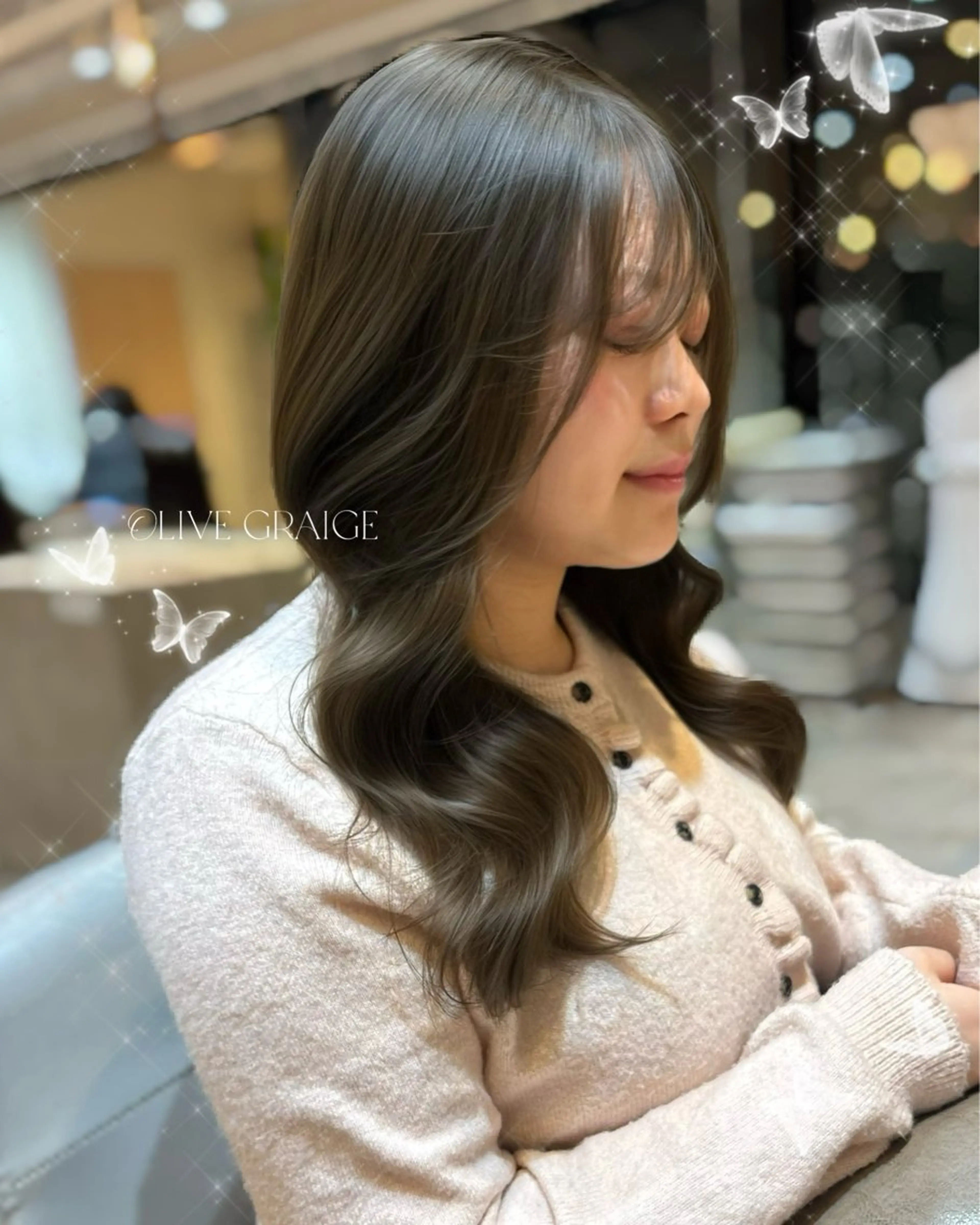 ブリーチなしWカラーの写真