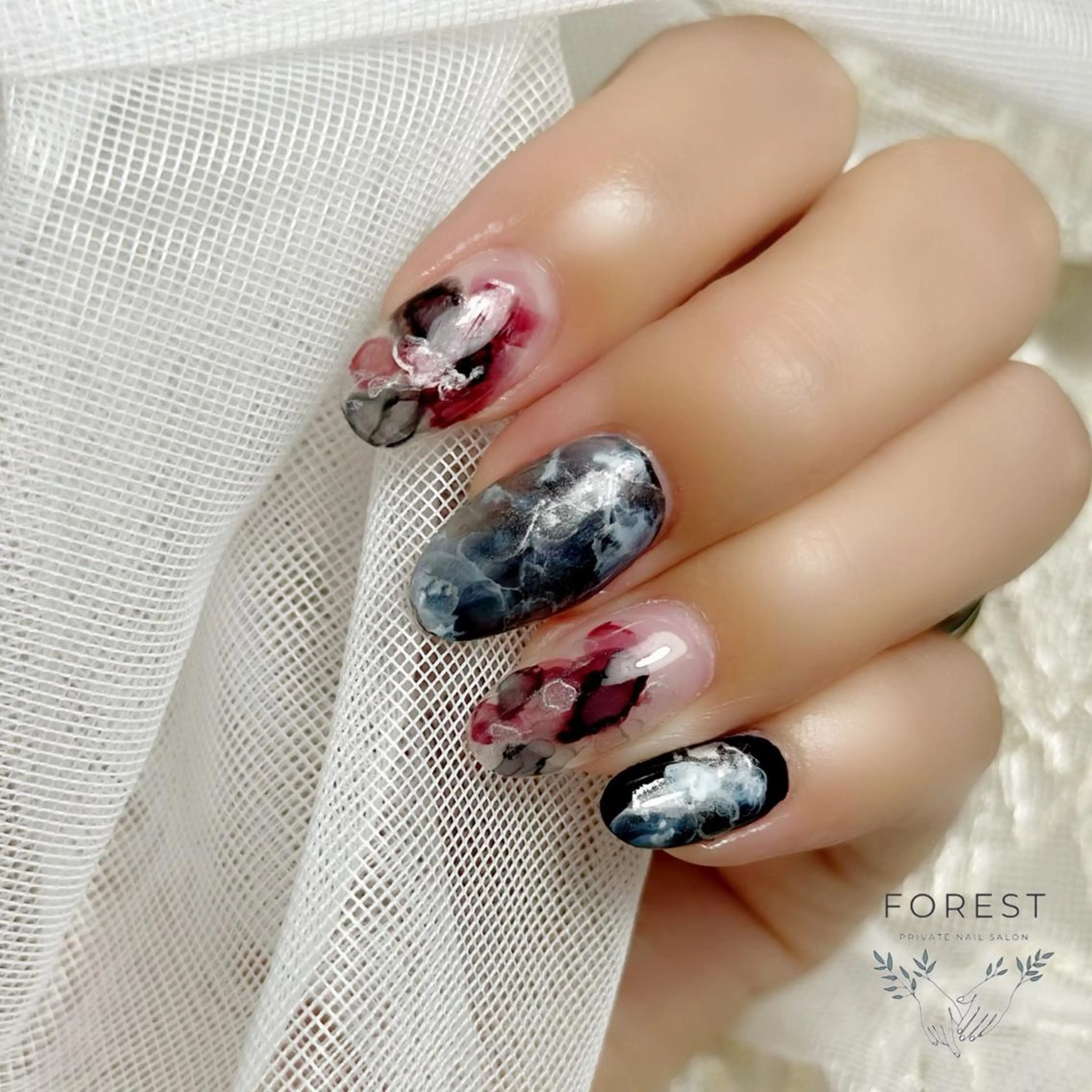 ネイル 白岡市篠津自宅 サロンForestのネイルデザイン