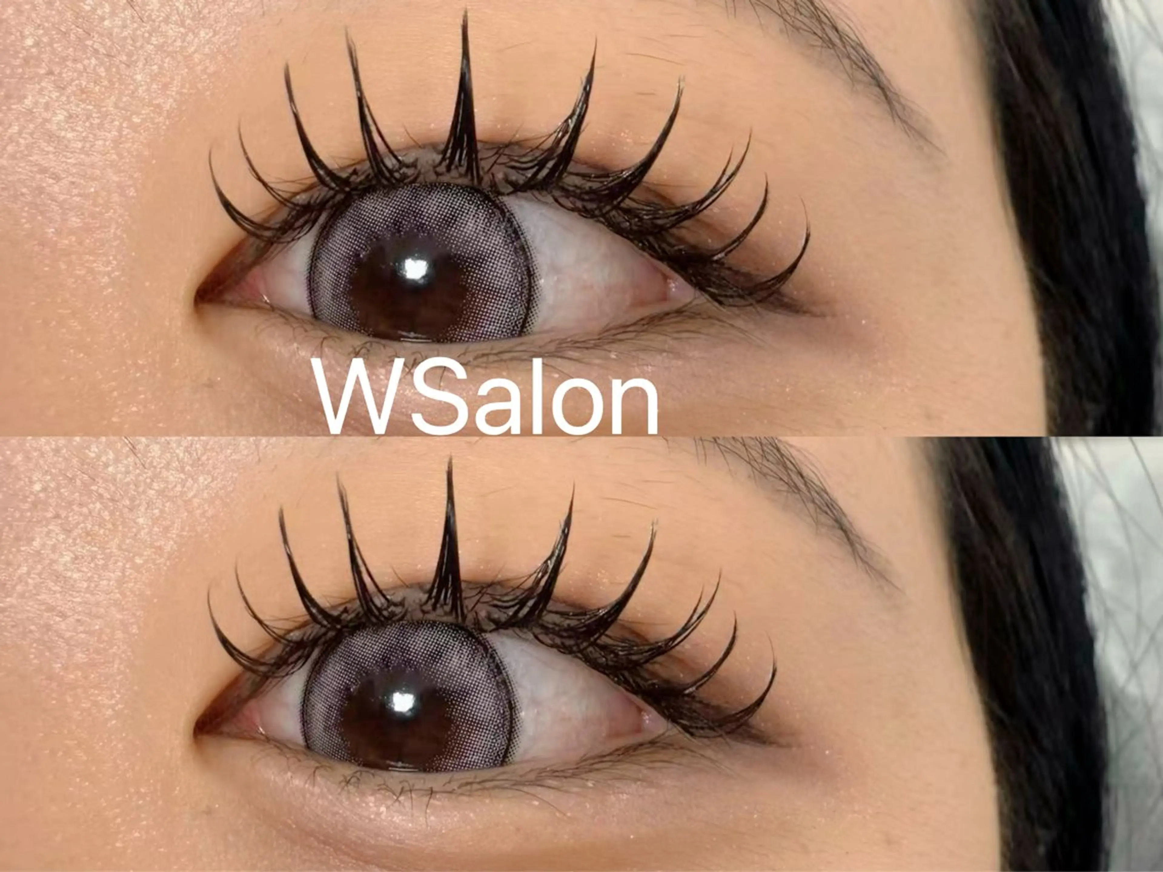 マツエク・マツパ 付け放題 バインドロック カラーマツエク フラットラッシュ 韓国風マツエク W Salon アイラッシュのマツエク・マツパデザイン