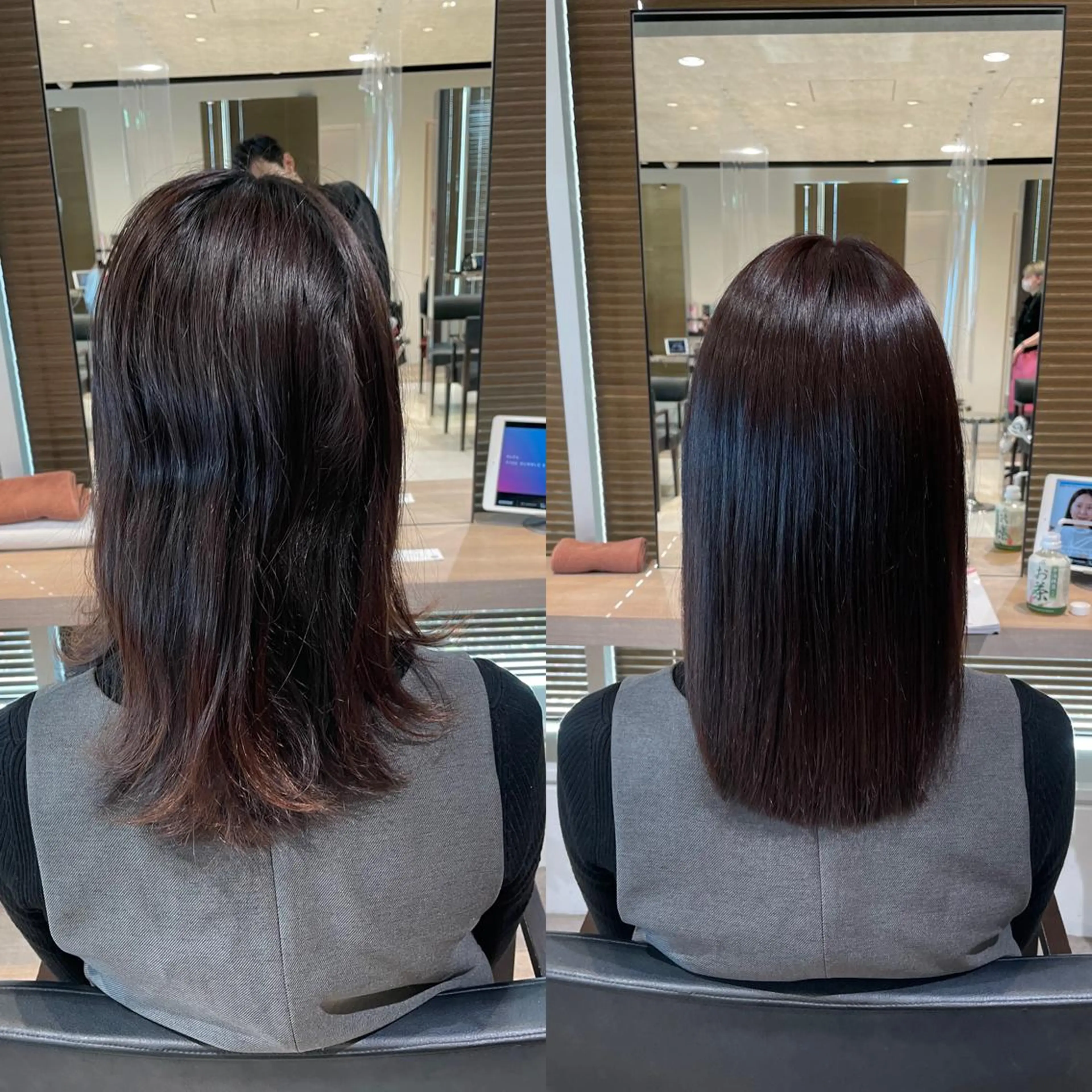 セミロング 縮毛矯正 トリートメント CYNTHIADUE 店長｜ IRISUのヘアスタイル