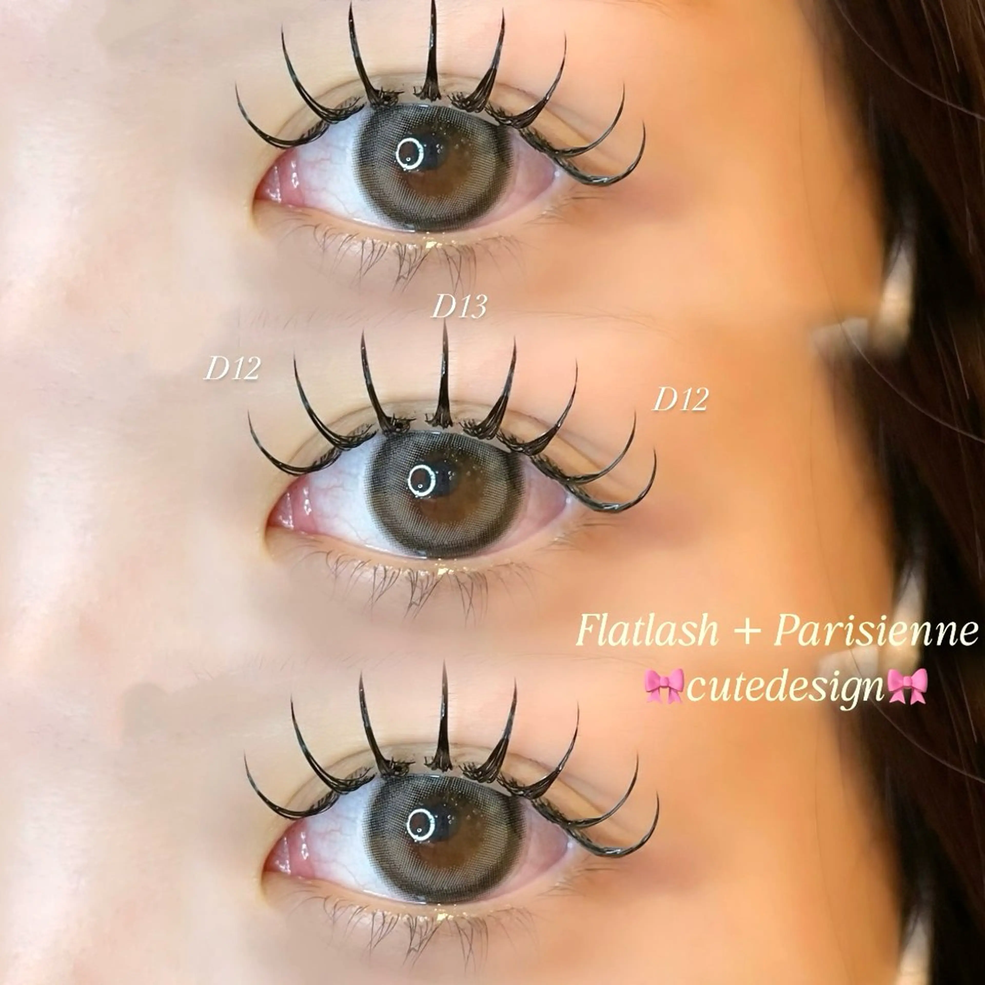 マツエク・マツパ マツエク Mell Yuuna ♡パリエク /束感のマツエク・マツパデザイン