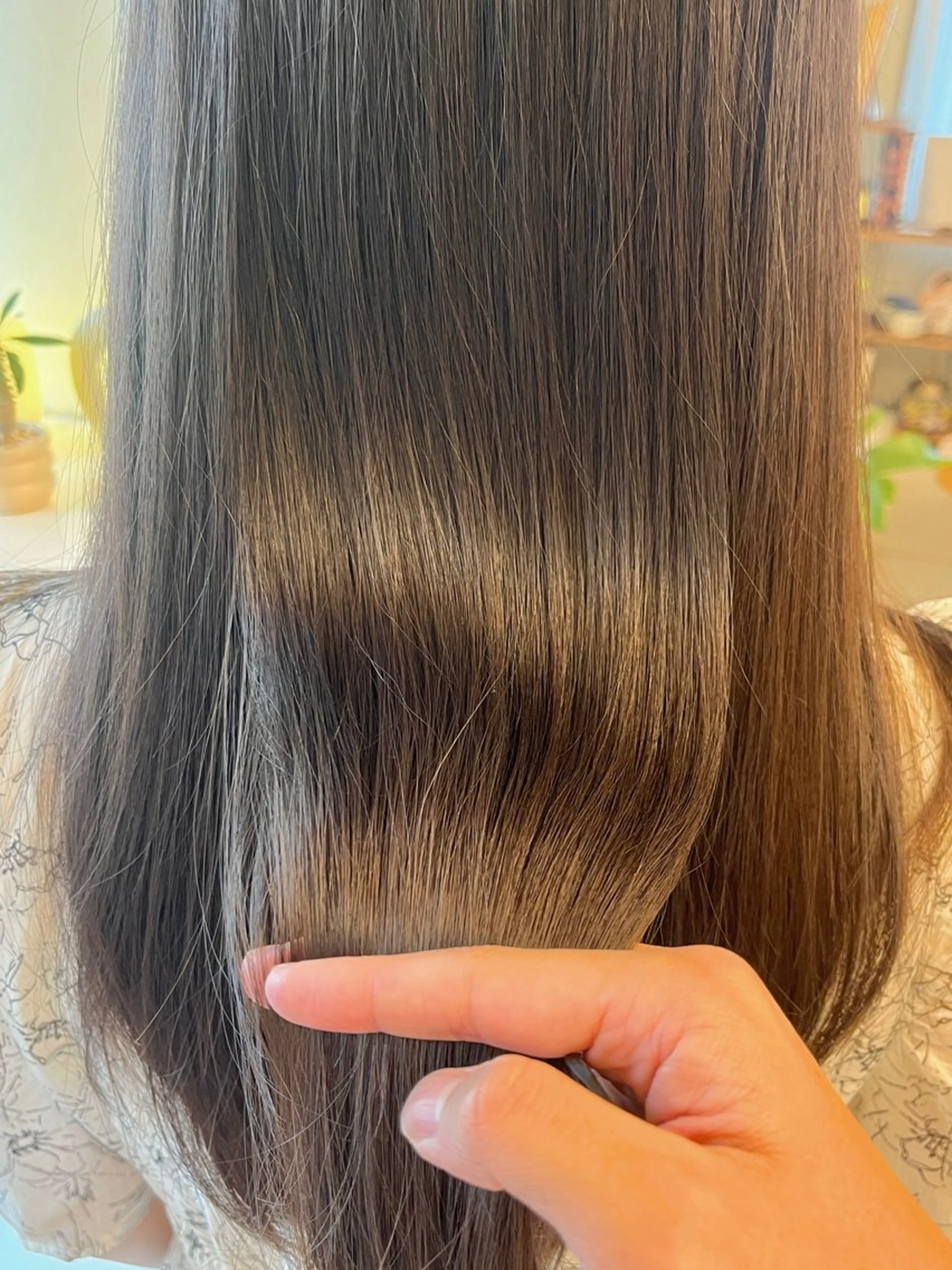 ロング 髪質改善 酸性ストレート カット 縮毛矯正 髪質改善/縮毛矯正 艶髪🔥高杉のヘアスタイル