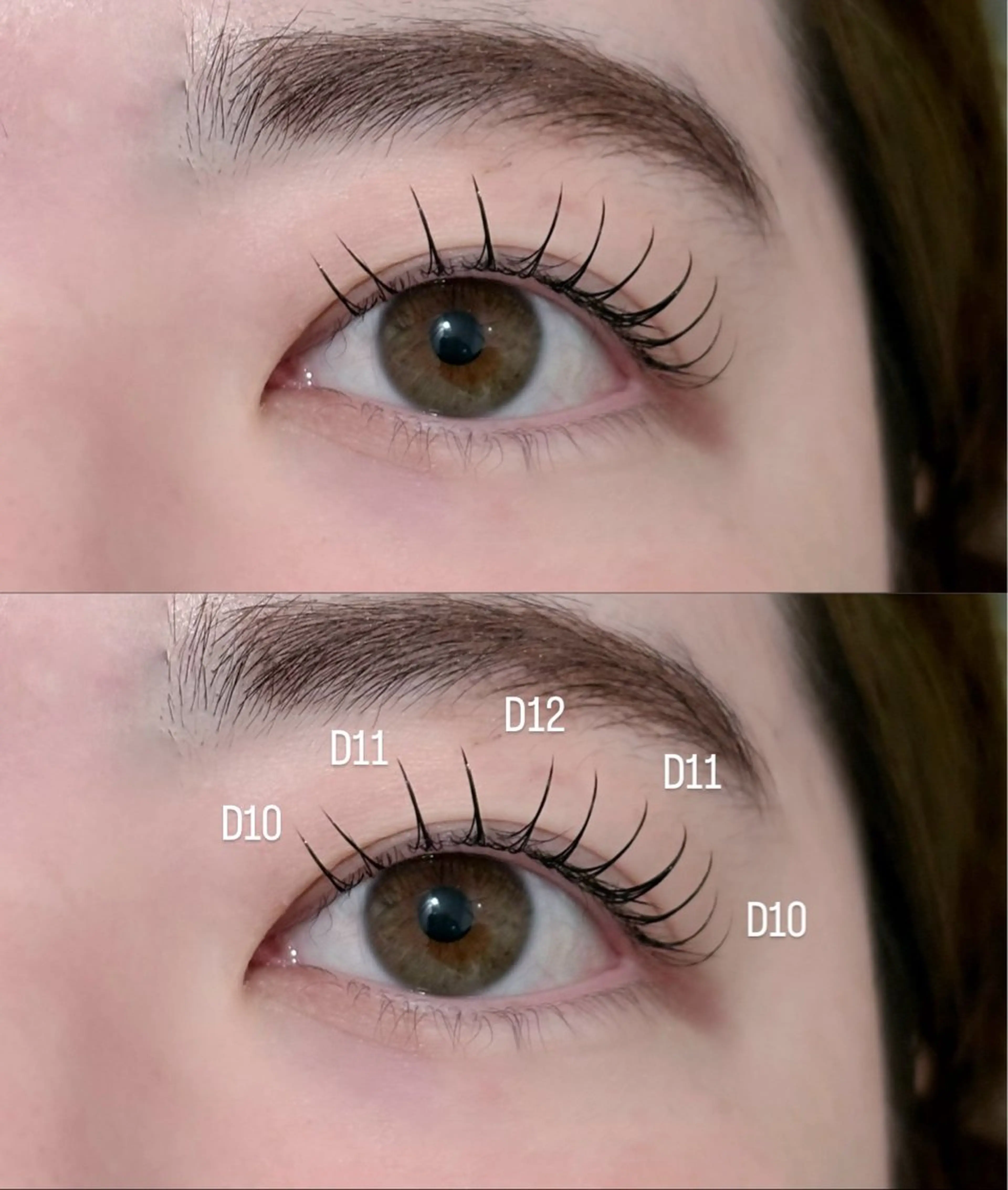 マツエク・マツパ meRK manamiのマツエク・マツパデザイン