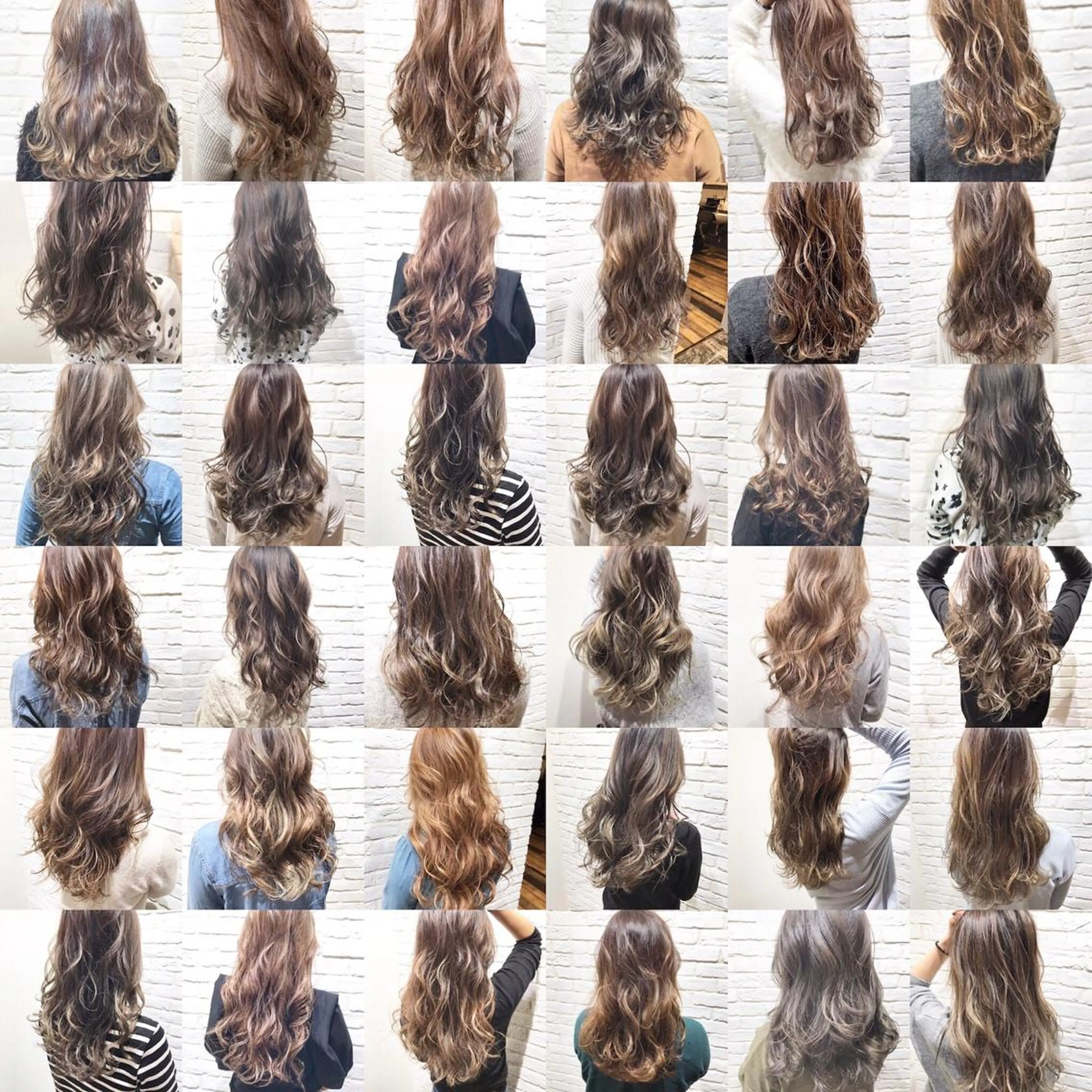 ロング カラー UMEDA FIGAROのヘアスタイル