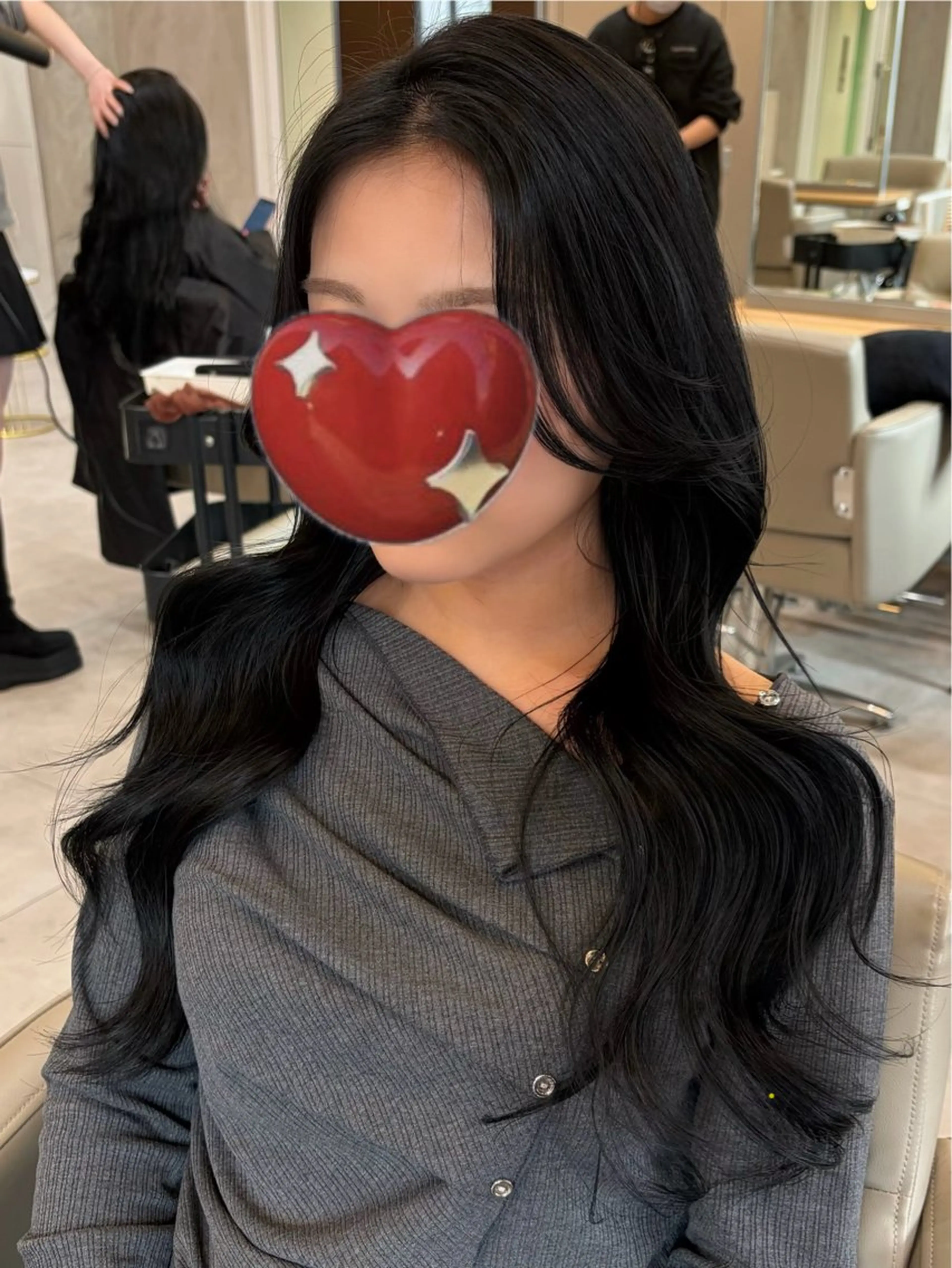 ロング カット ヘアカラー レイヤーカット 新宿🤍Maiのヘアスタイル