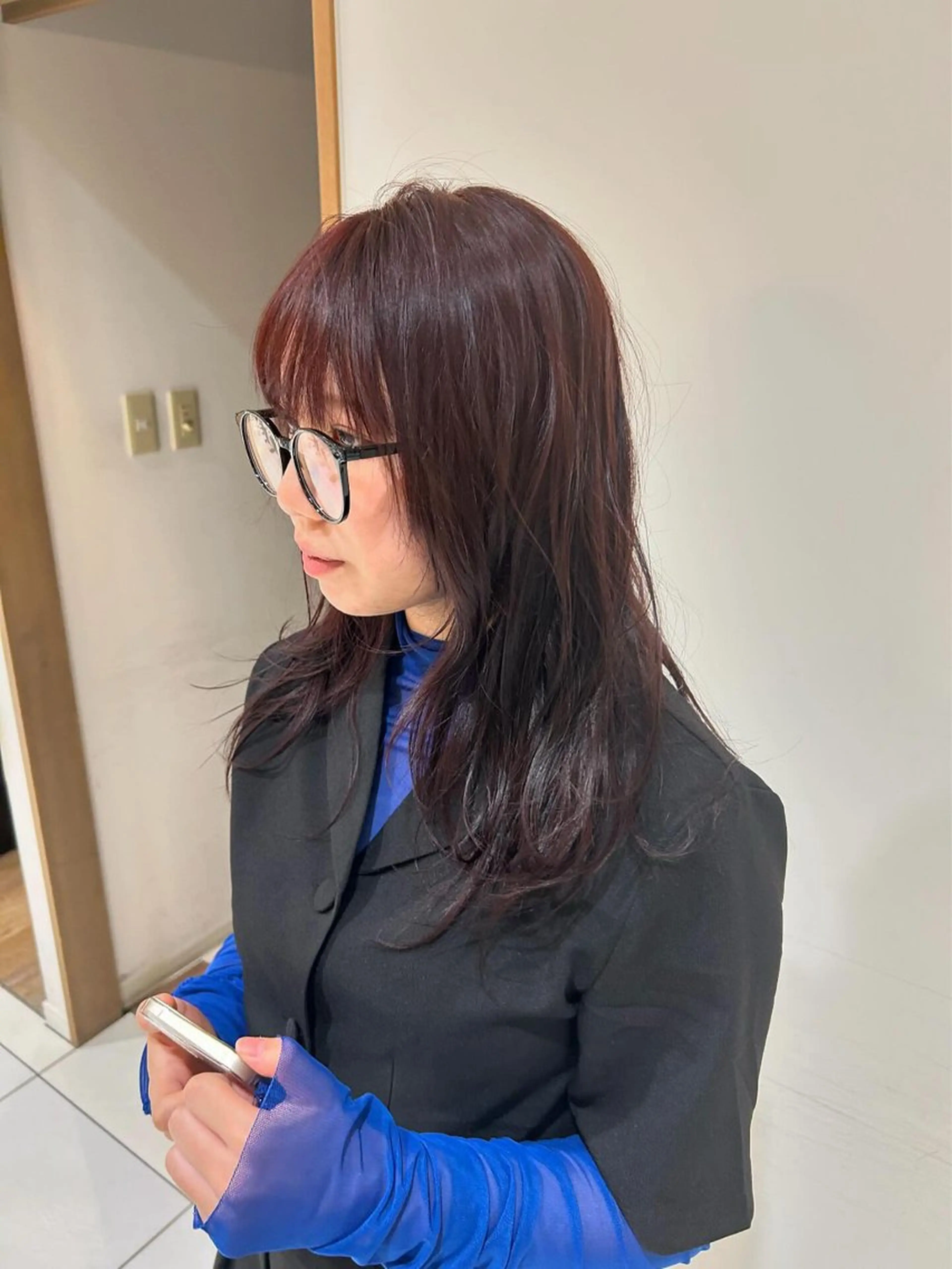 ロング ヘアカラー 髪質改善/ストレート パーマ長久手/ひかるのヘアスタイル