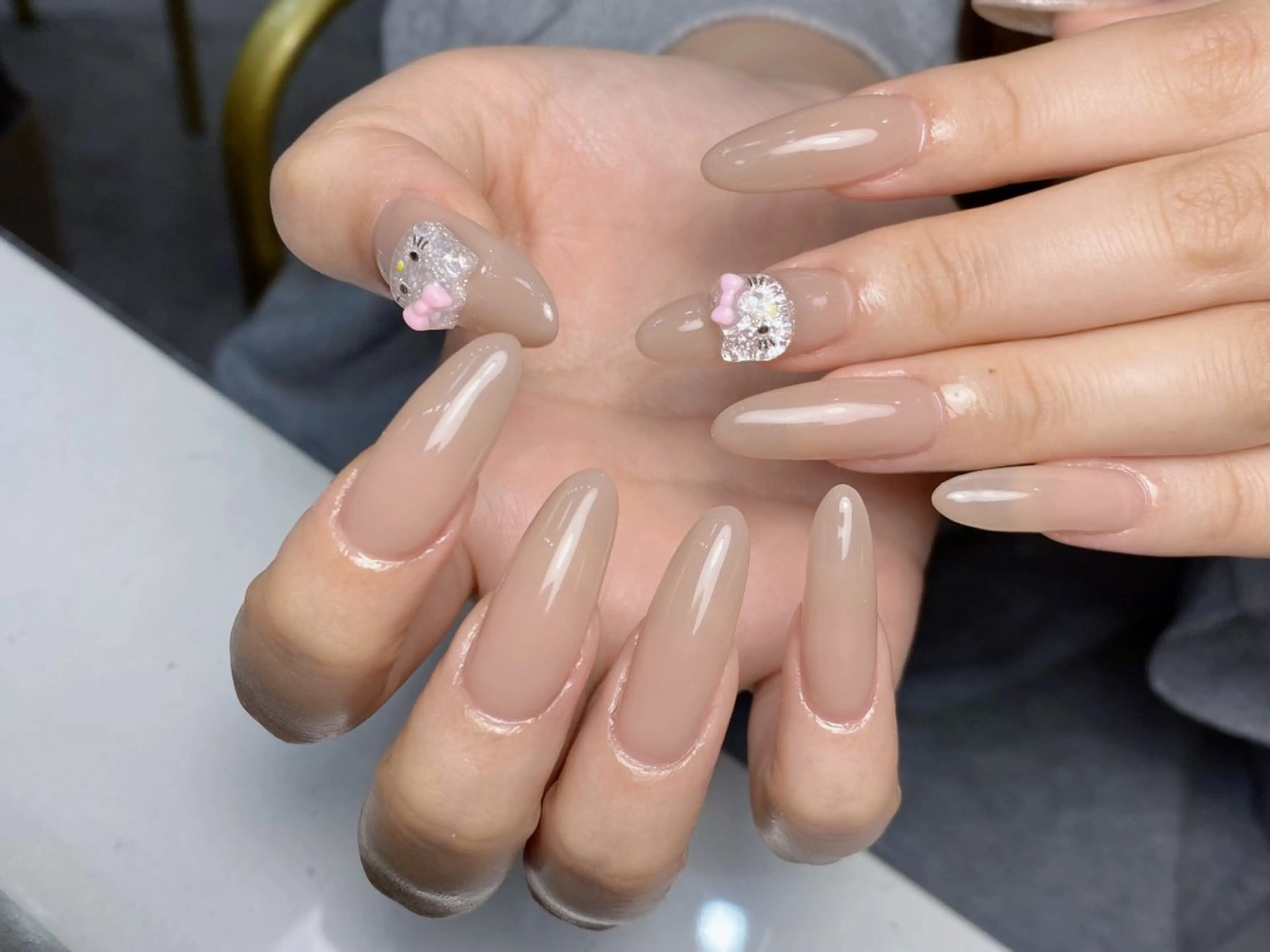 スカルプ🎈ワンからーorラメグラデの写真