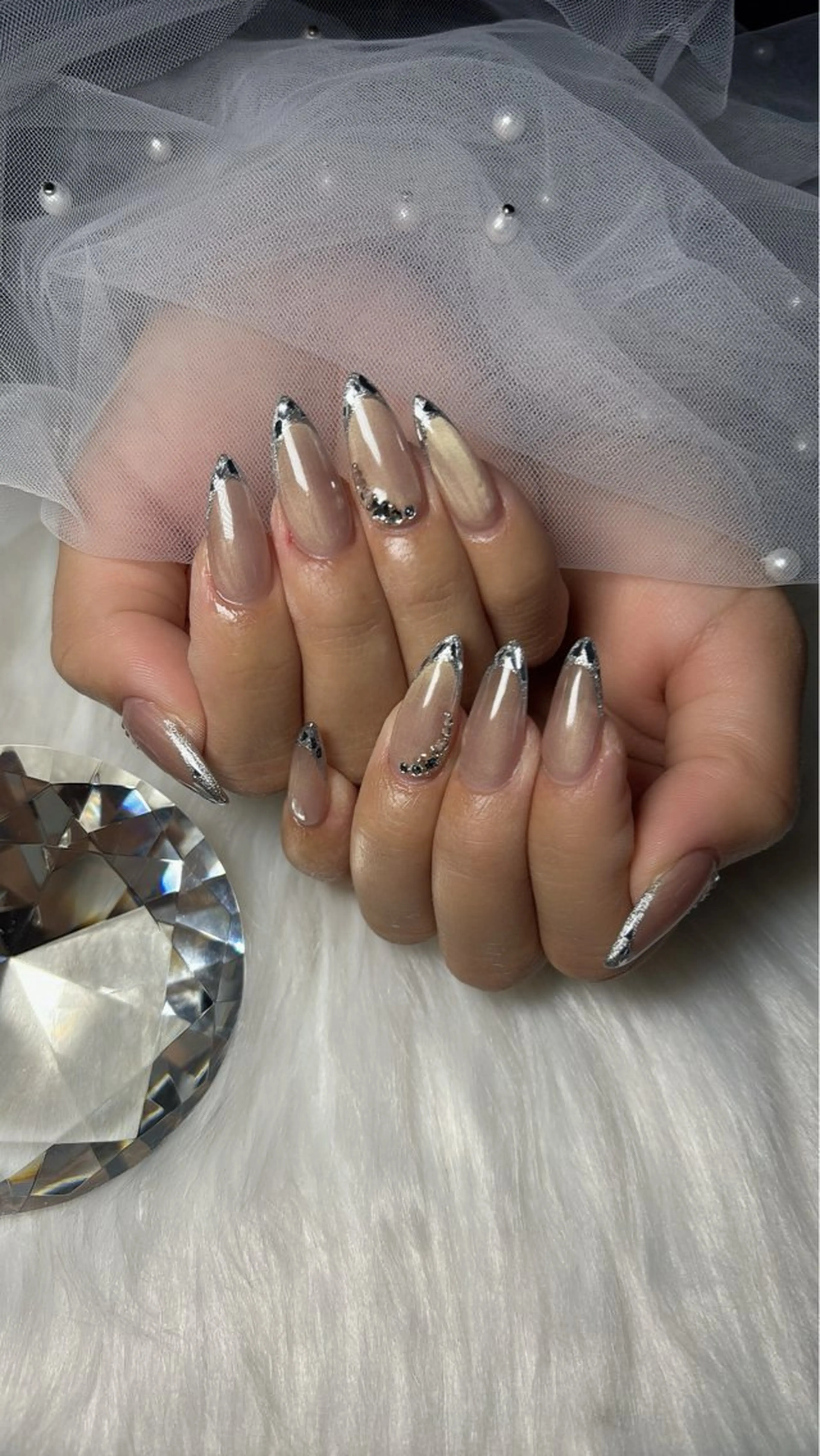 ネイル ロングネイル ハンドネイル Kayo 💅のネイルデザイン