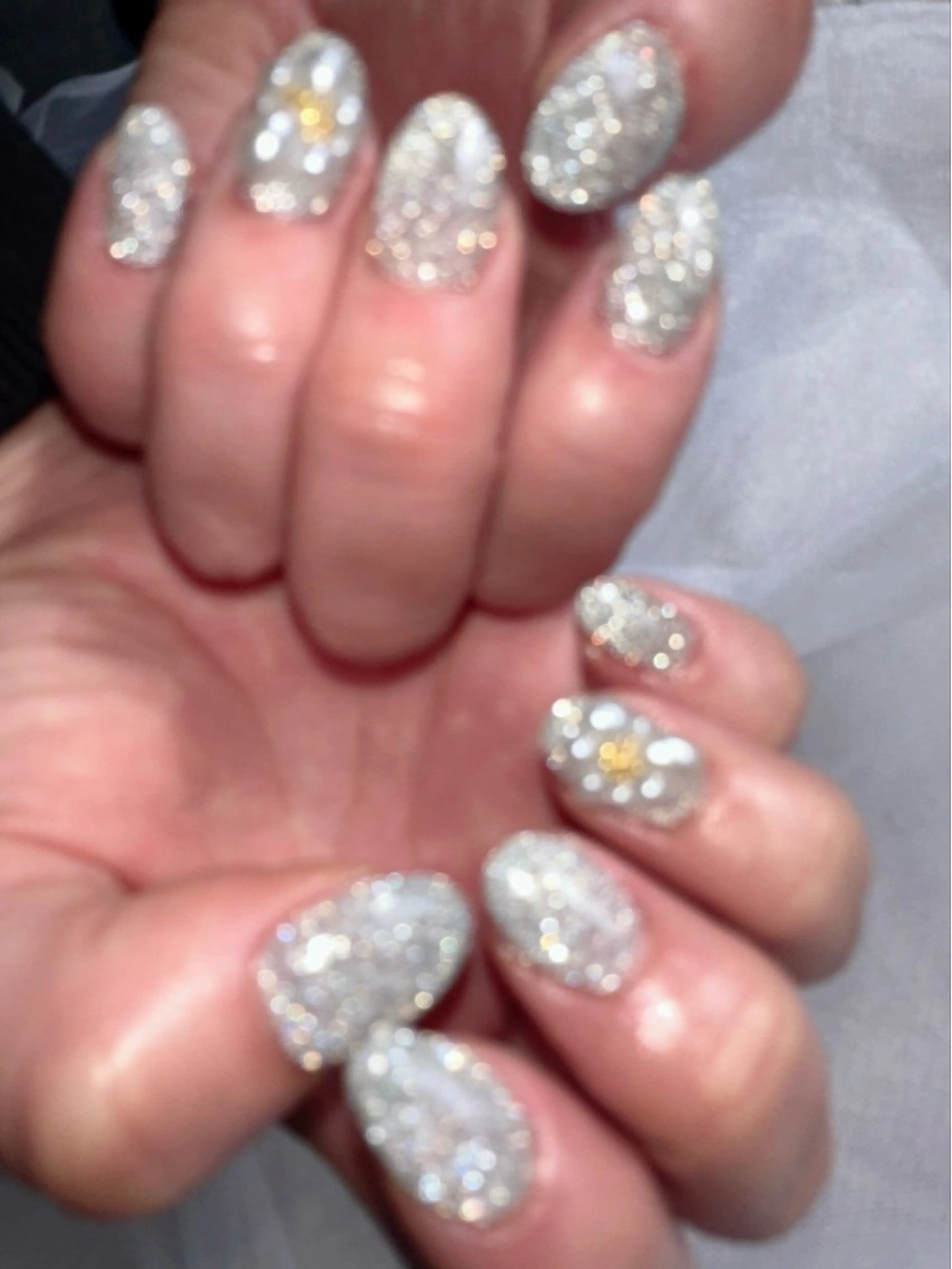 ネイル クリアネイル フラッシュネイル フラワーネイル 氷ネイル・うるうるネイル 韓国ネイル 🪞KAPE NAIL 🪞のネイルデザイン