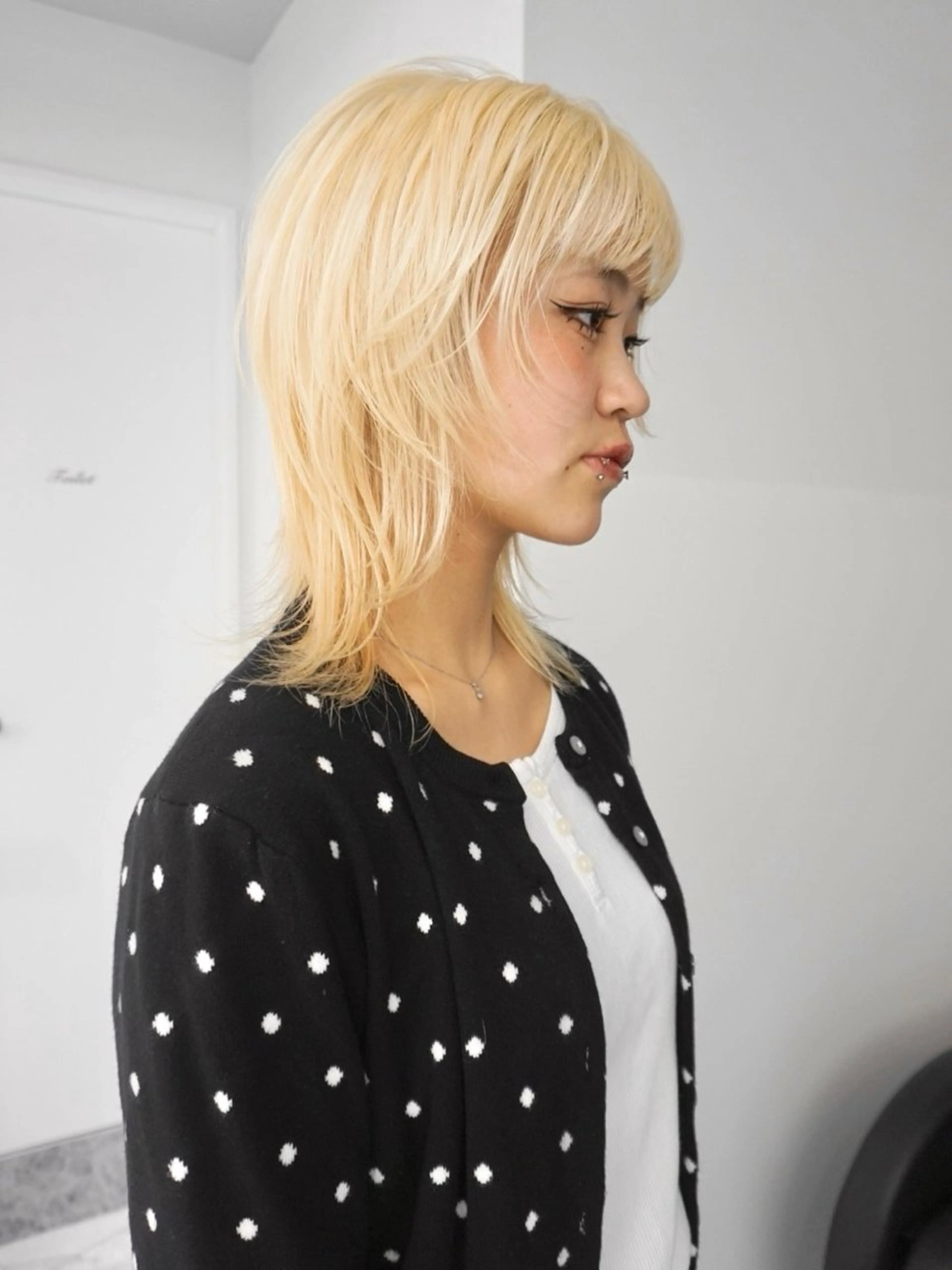 セミロング カラー ハイレイヤー レイヤーカット マレットヘア 吉祥寺/個性派/ kazuha🩰のヘアスタイル