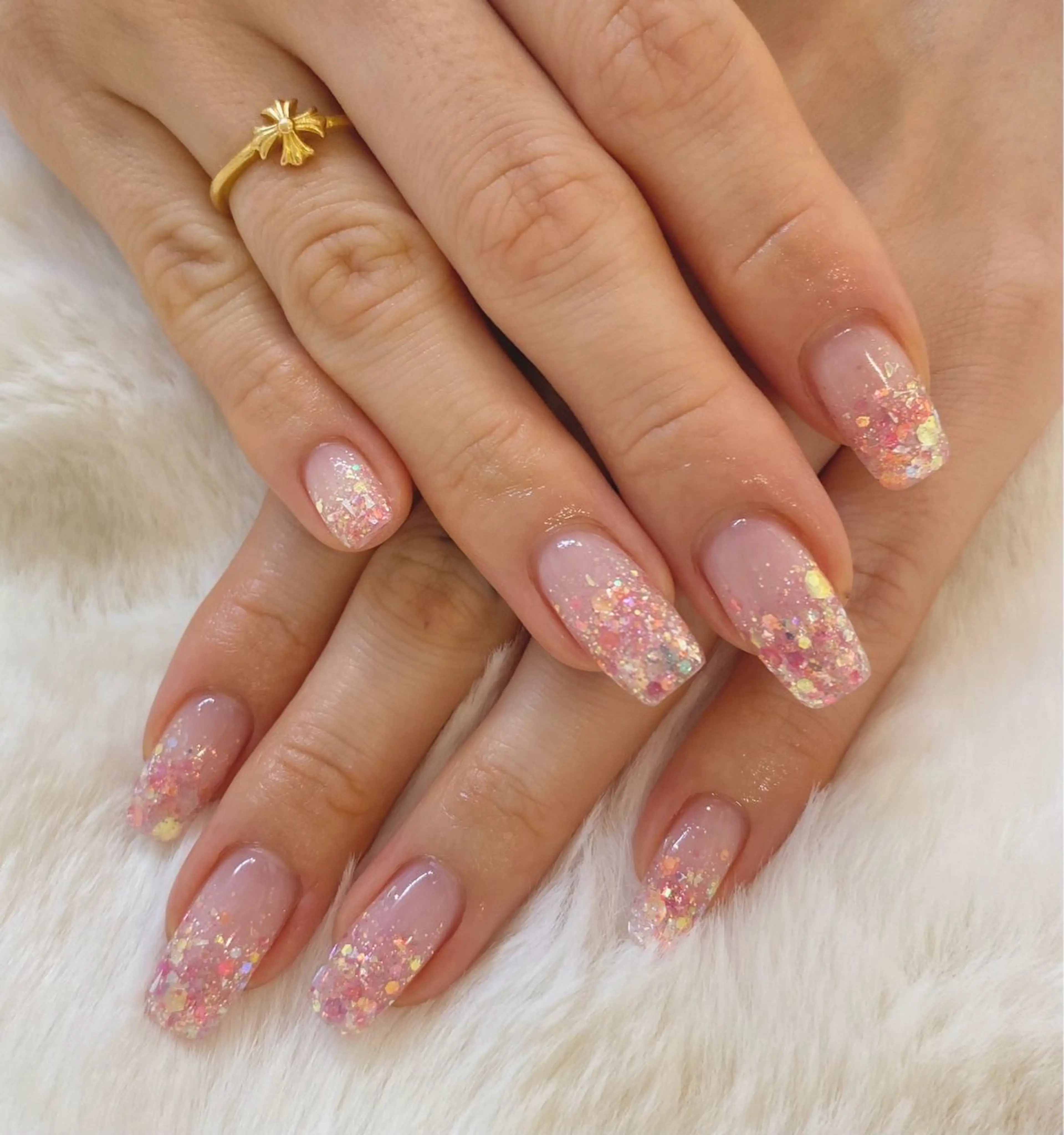 ラメグラデーションネイル.*・゚【初回オフ無料】の写真