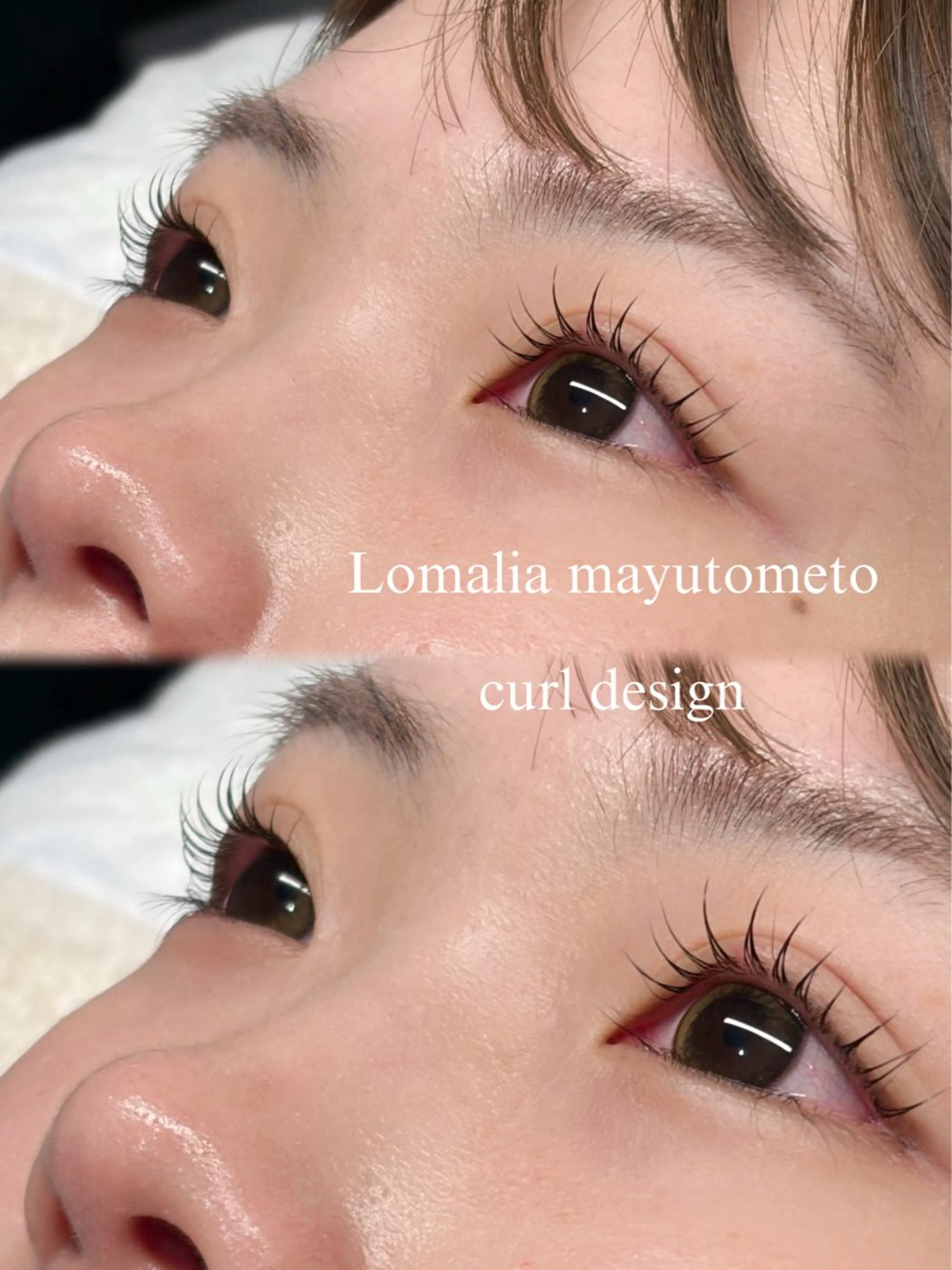 マツエク・マツパ マツパ Lomalia 🤍🫧/makoのマツエク・マツパデザイン