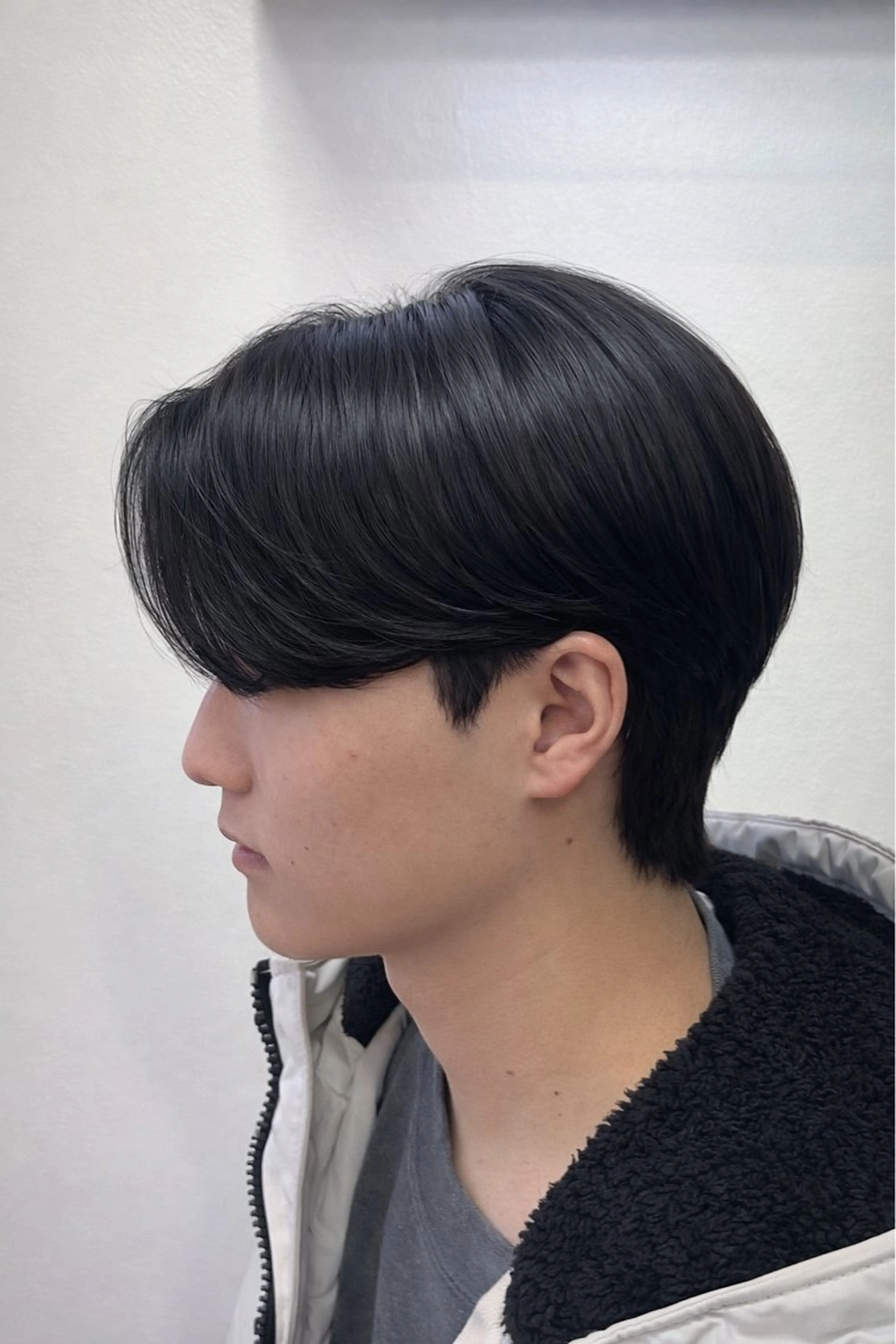 ショート パーマ メンズ ダウンパーマ カルマパーマ メンズパーマ 韓国メンズヘア/ 毛流れヘア　須田龍世のヘアスタイル