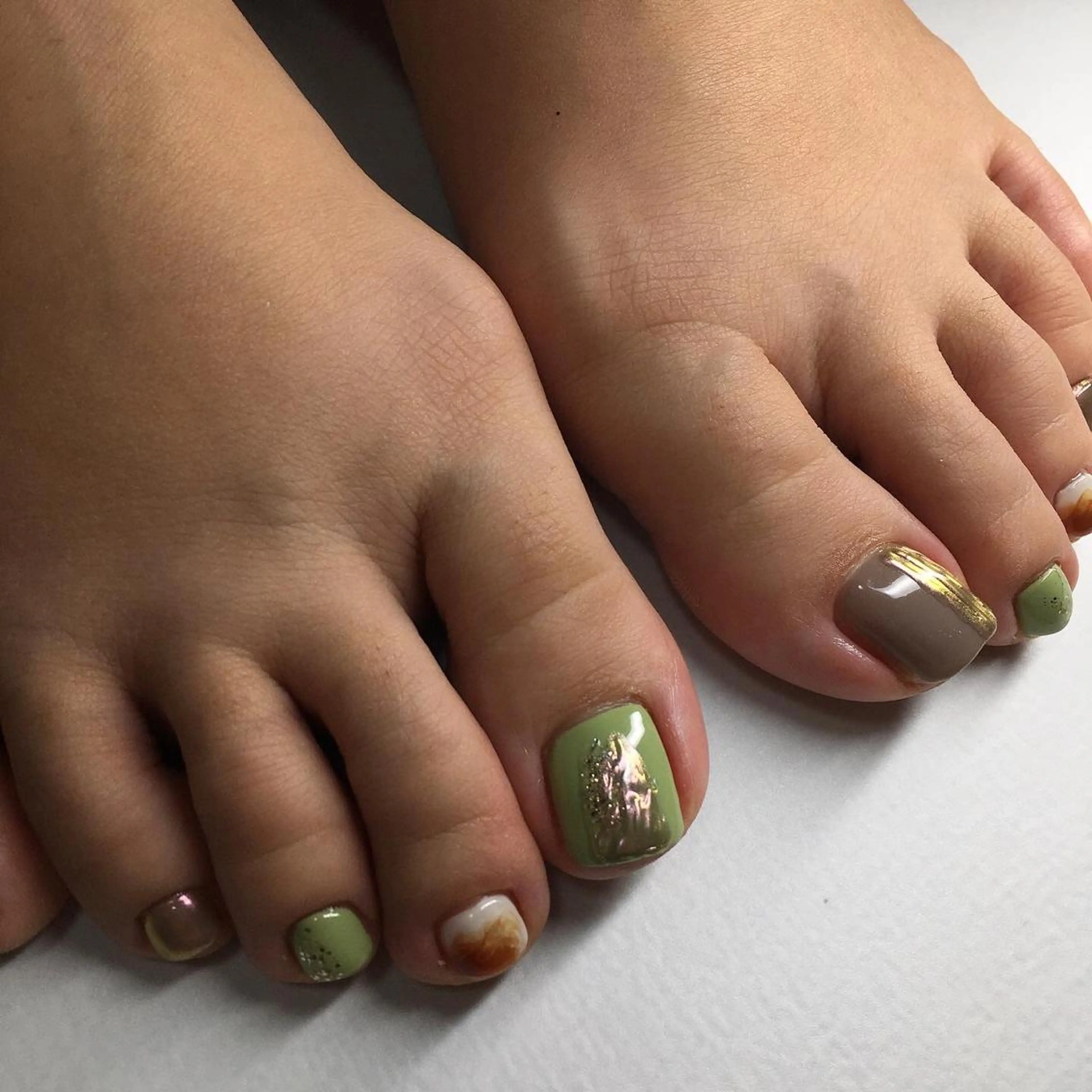 ネイル アートネイル ニュアンスネイル kipinail 川﨑えりかのネイルデザイン