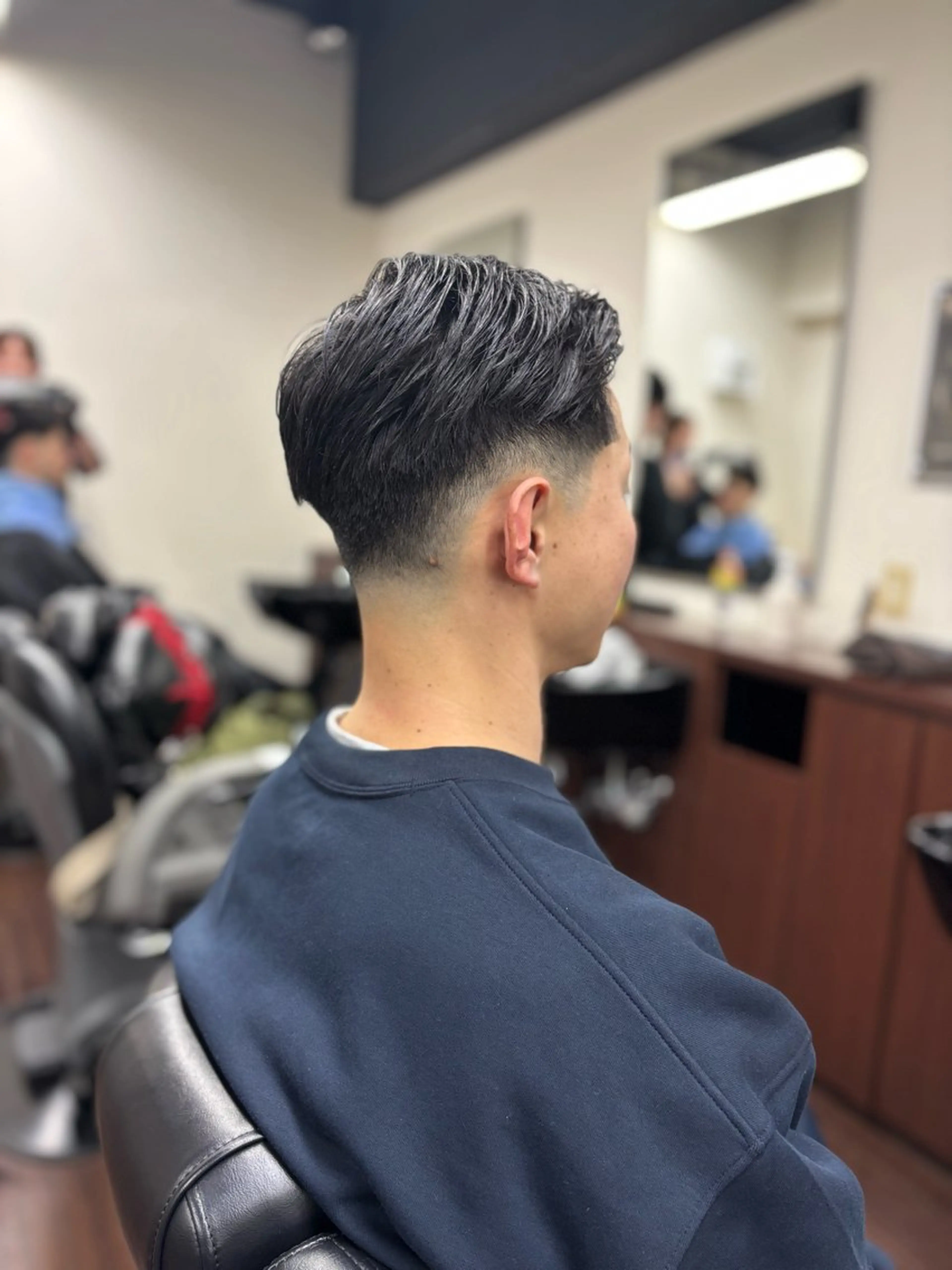 ショート メンズ フェードカット 則光 諒一のヘアスタイル