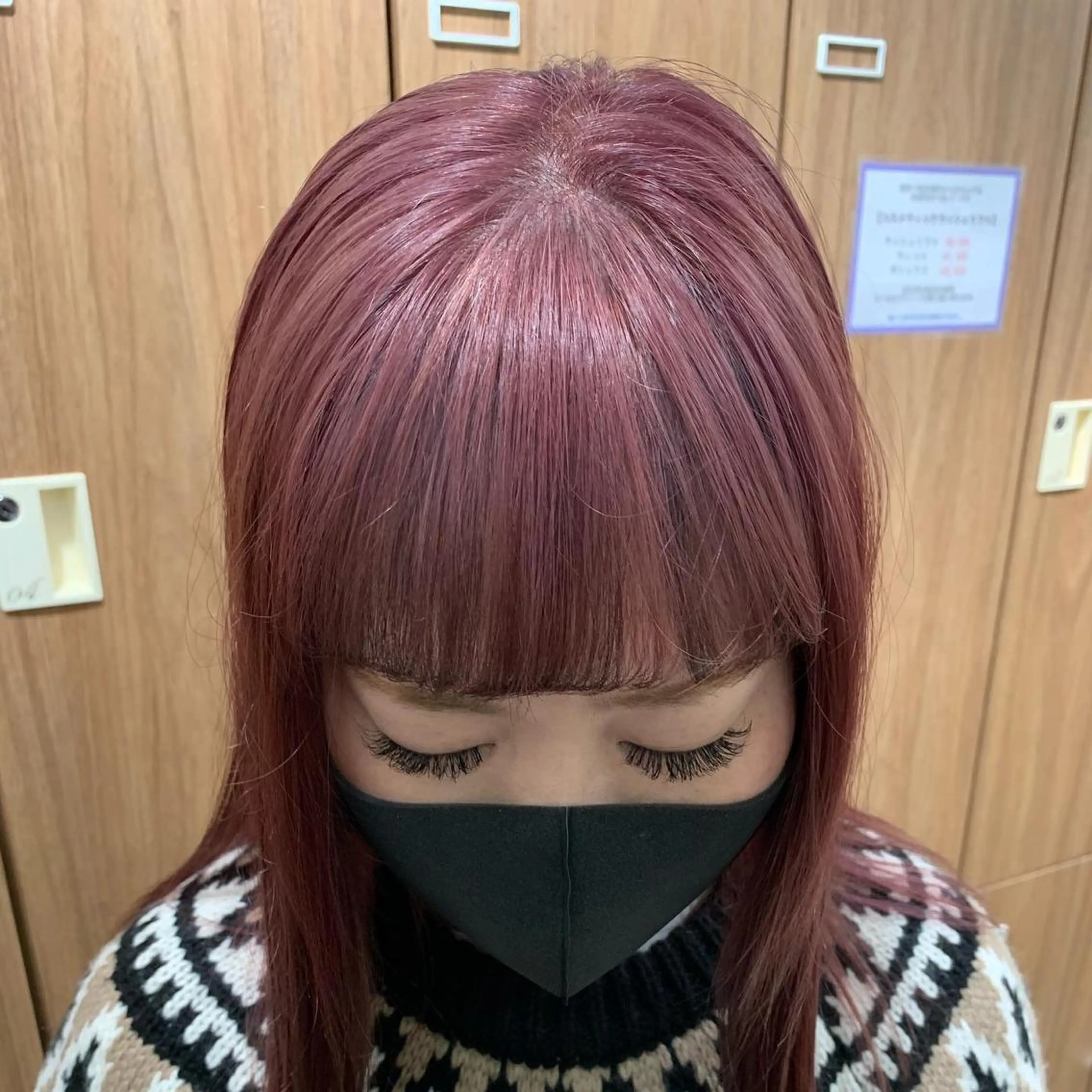 セミロング カラー ブリーチ ケアブリーチ ヘアカラー Ripps長居所属・メテオ ／ヘアカラー 西川菜実のヘアスタイル