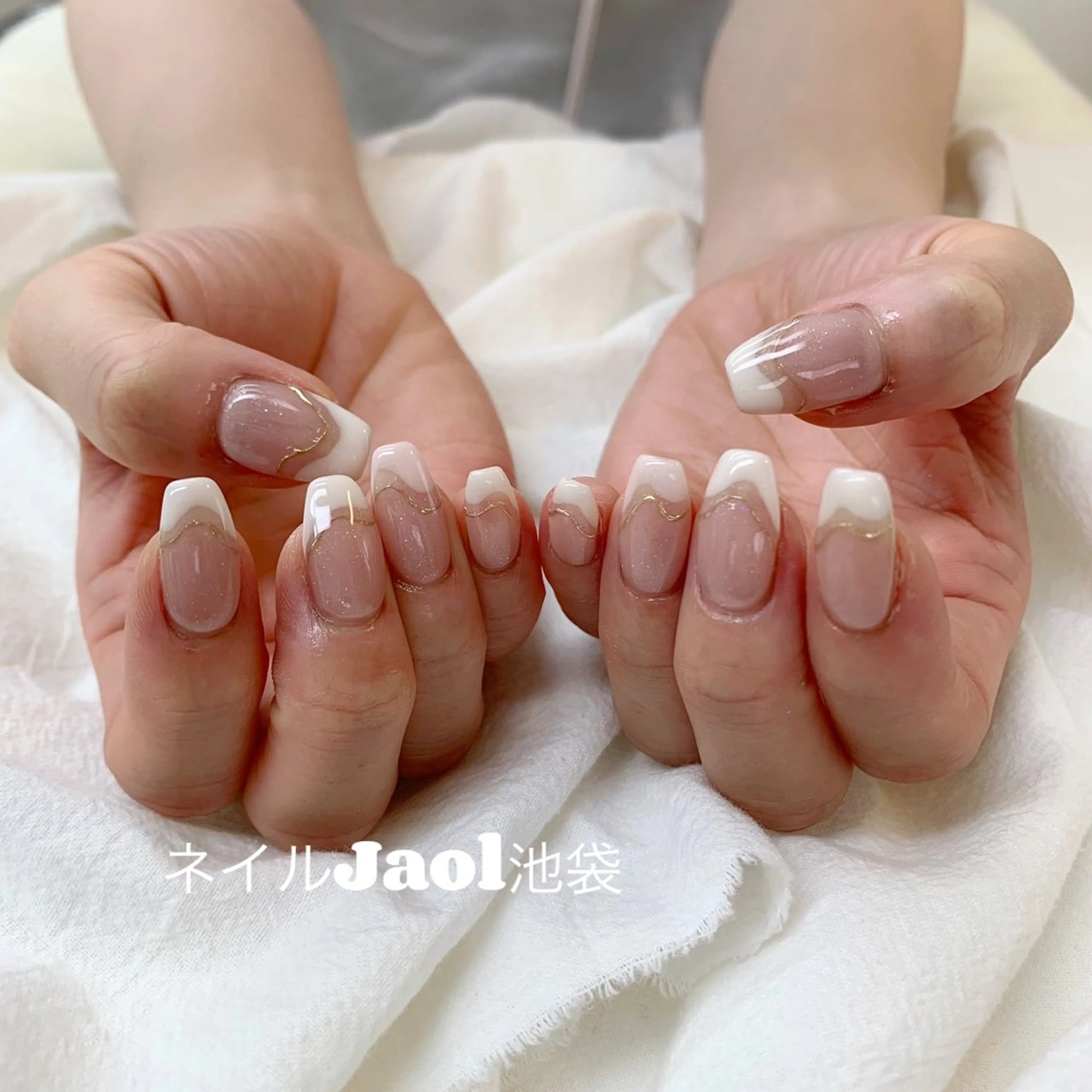 ミディアム ハンドネイル ネイルJaol 池袋のネイルデザイン