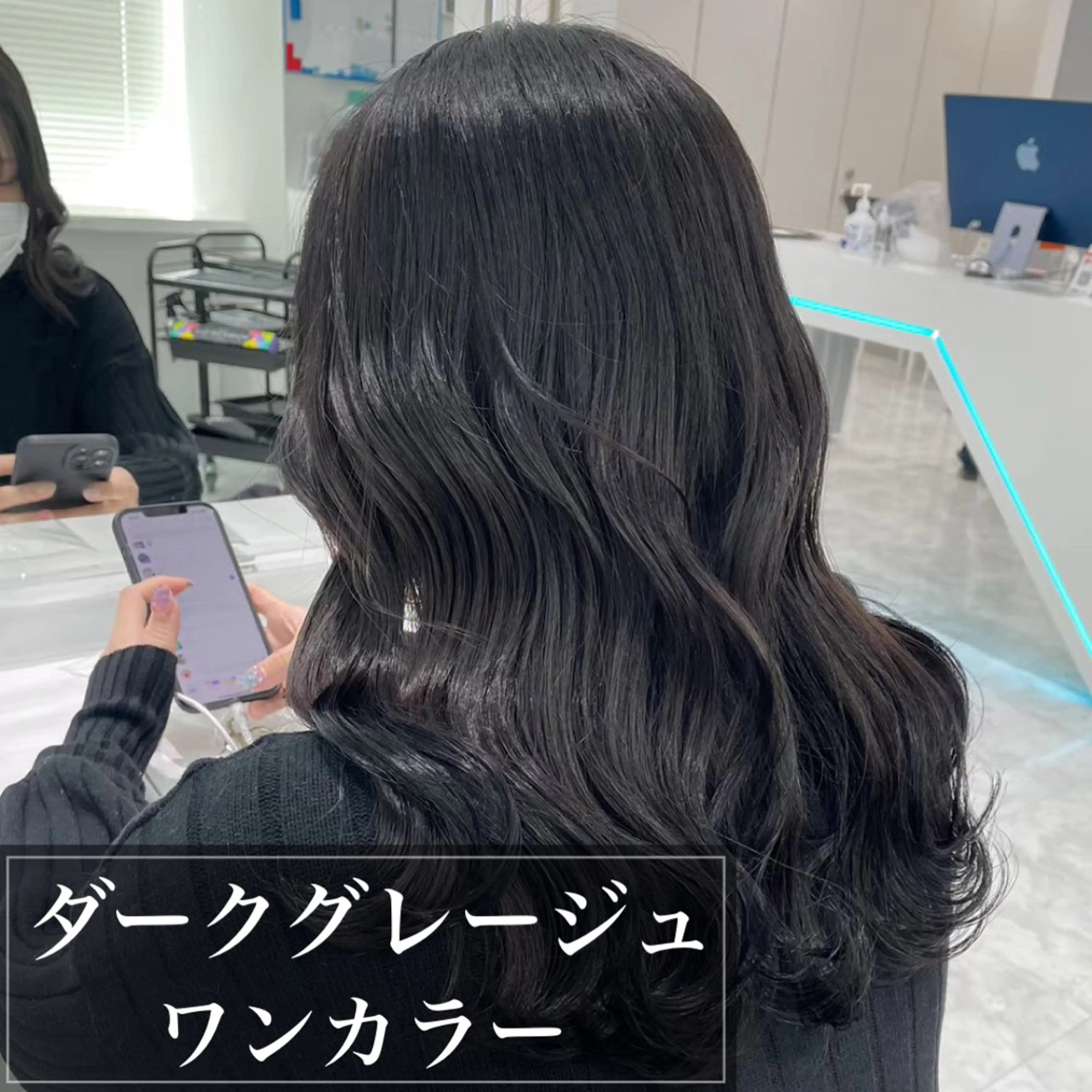 セミロング カラー ヘアアレンジ ブリーチ 透明感カラー 髪質改善 似合わせカット 🫧モテる💗ダメー ジレスハイトーン🫧のヘアスタイル