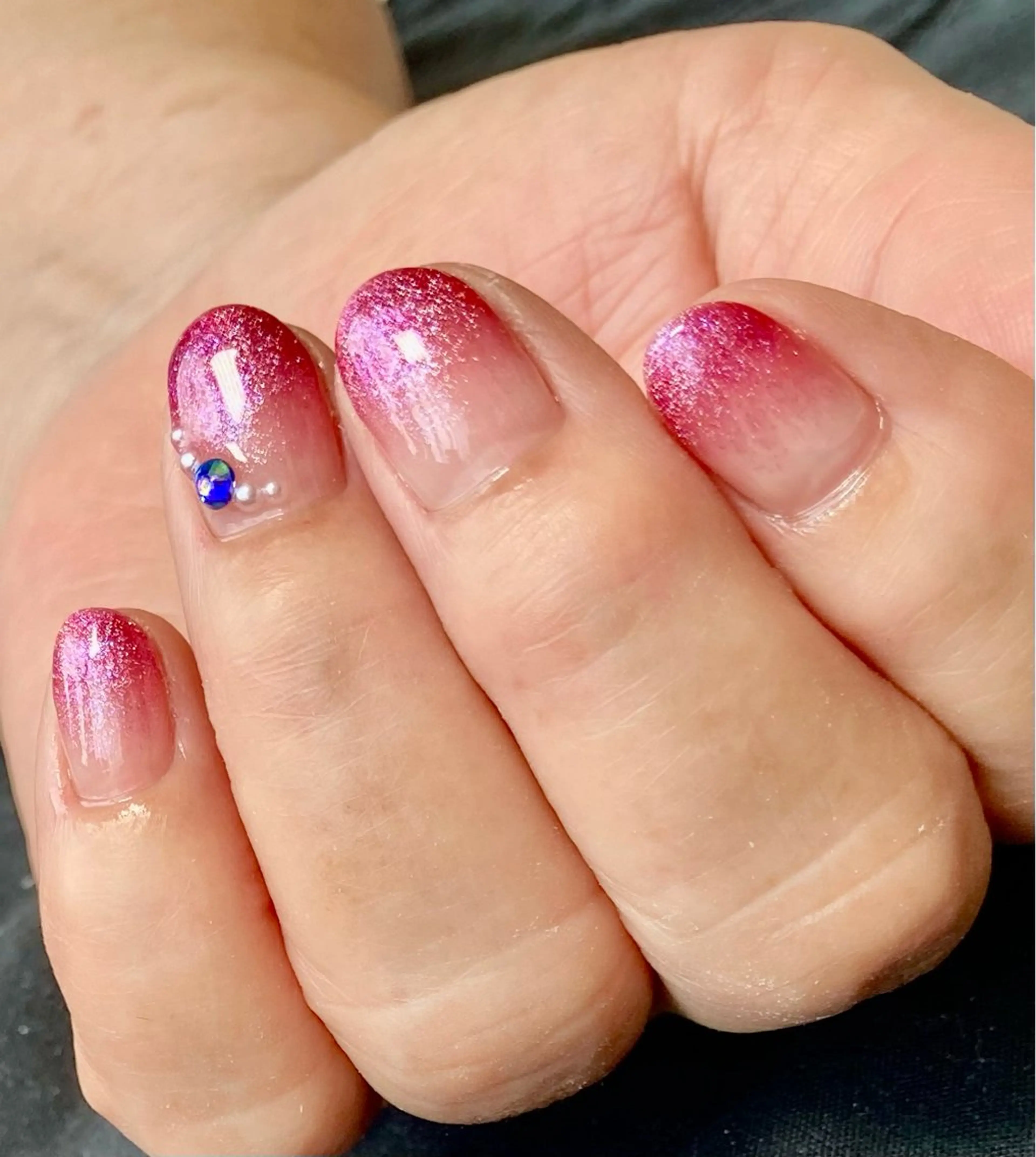 ネイル ストーンネイル salon 喜’s casaのネイルデザイン