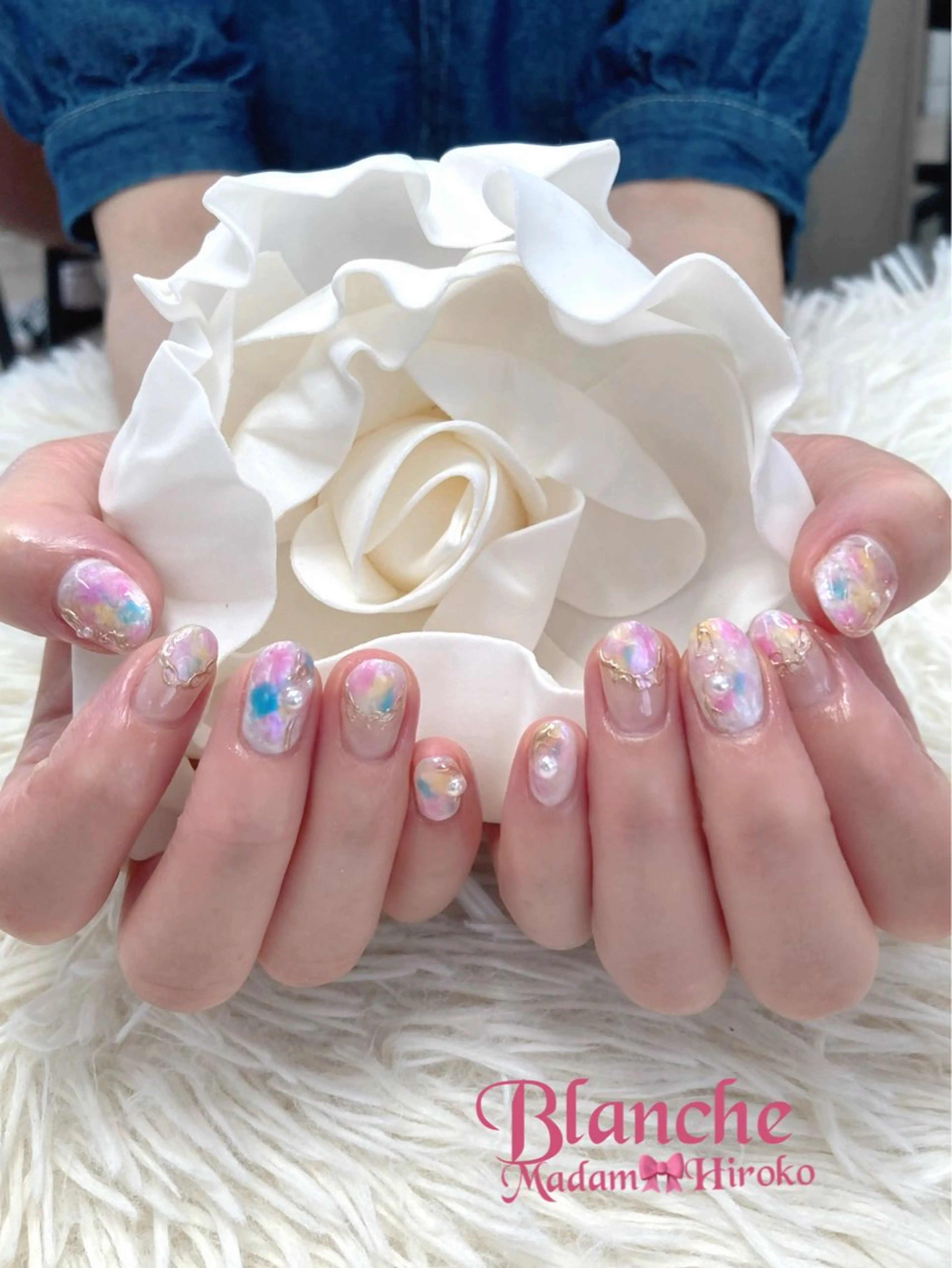 ネイル ニュアンスネイル Lianネイル 寛子Lianのネイルデザイン