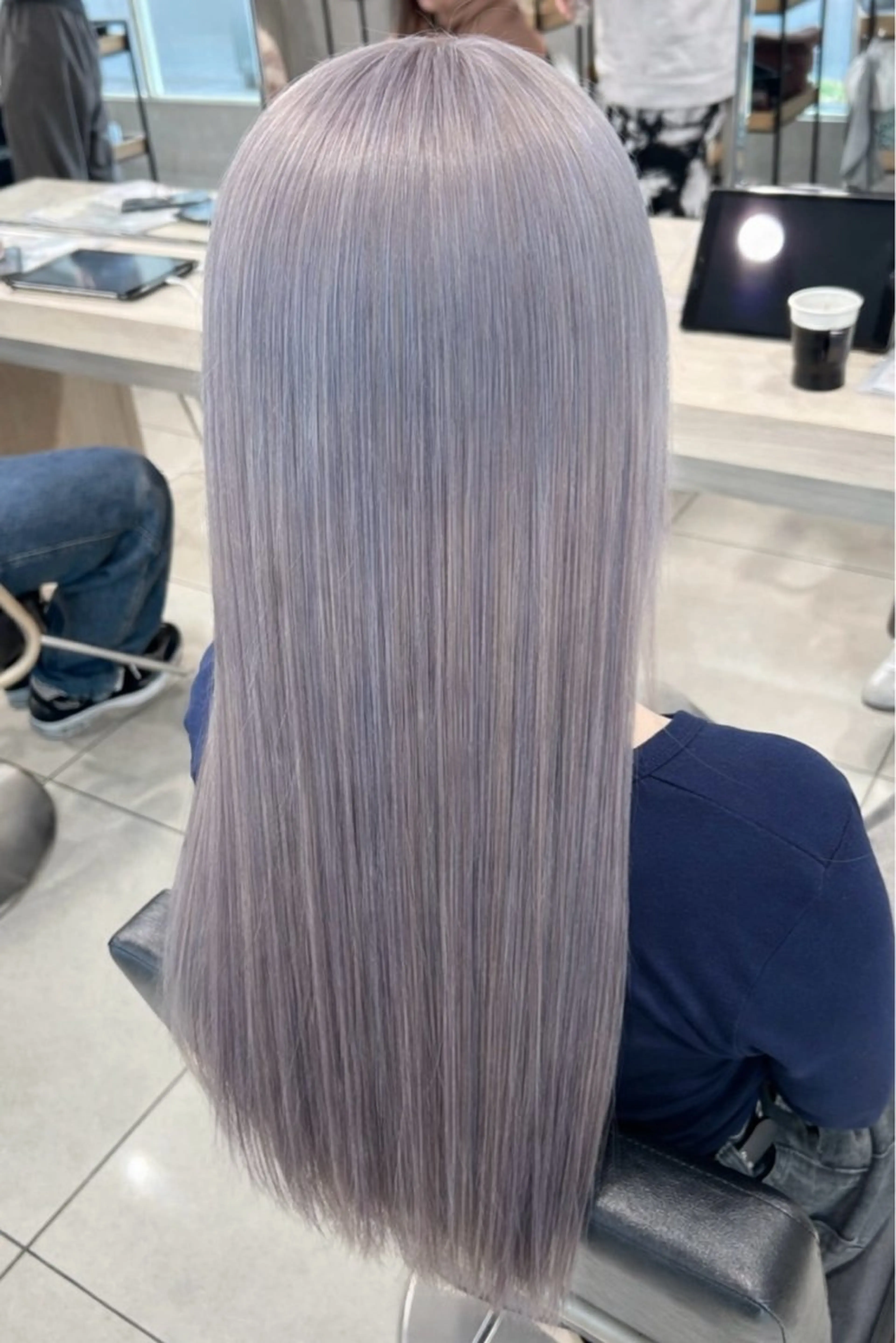 ロング カラー ヘアカラー 【🎀推し デザイン カラー】小池 雪奈のヘアスタイル