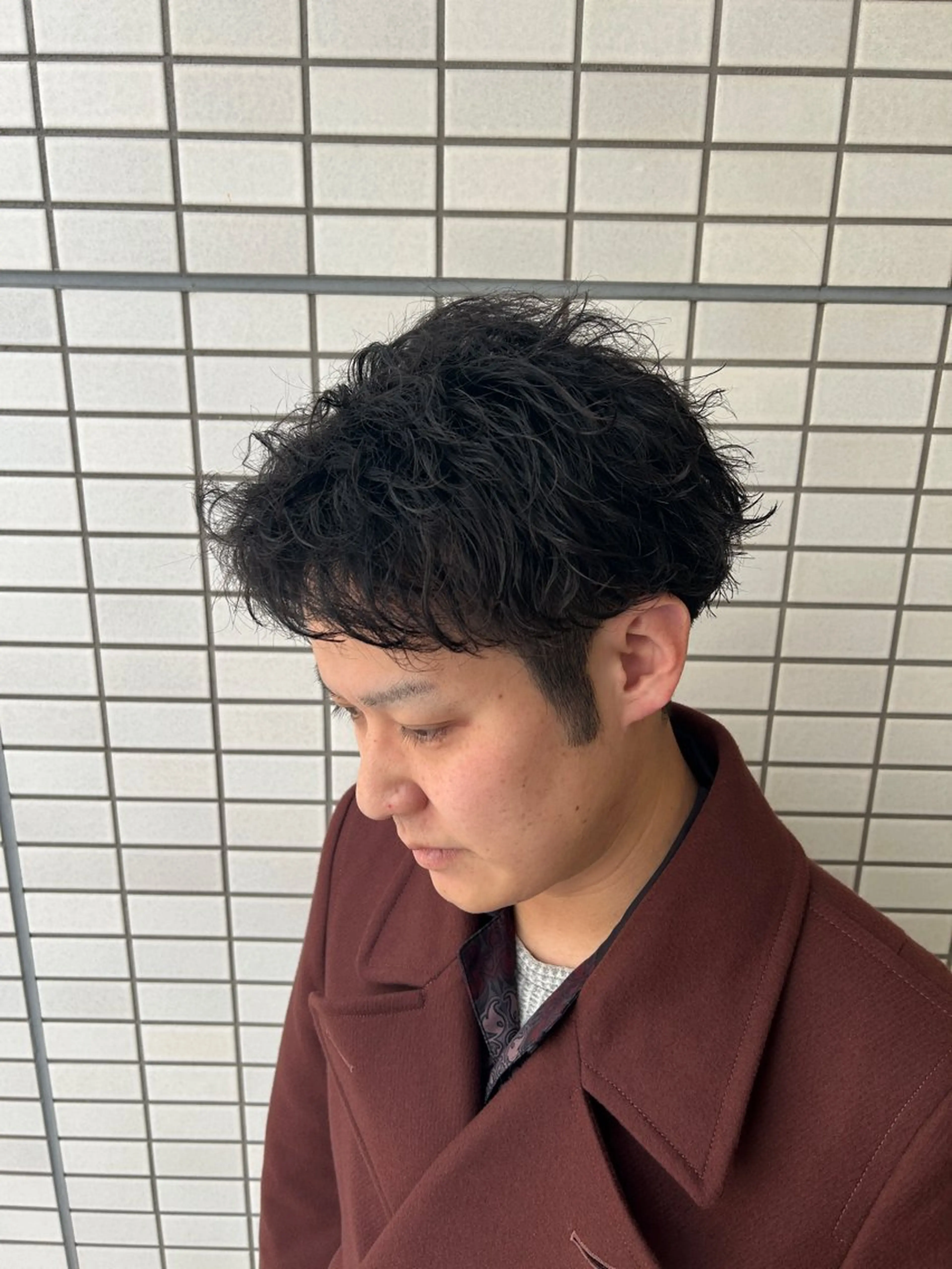 ショート カット パーマ 篠原 一成のヘアスタイル