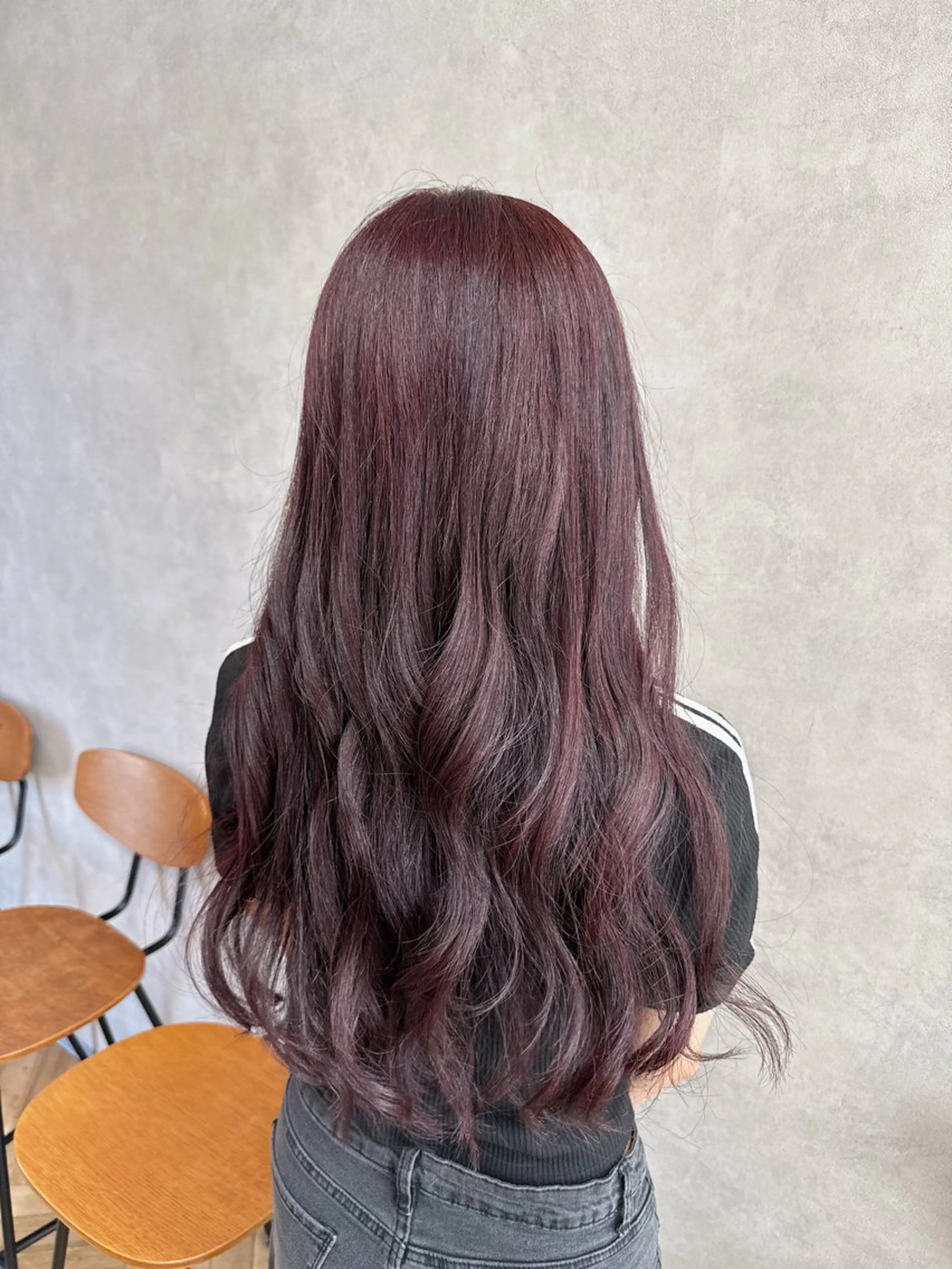 ロング カラー カット ヘアカラー トリートメント 伶風/ボブ/ ハッシュカットのヘアスタイル