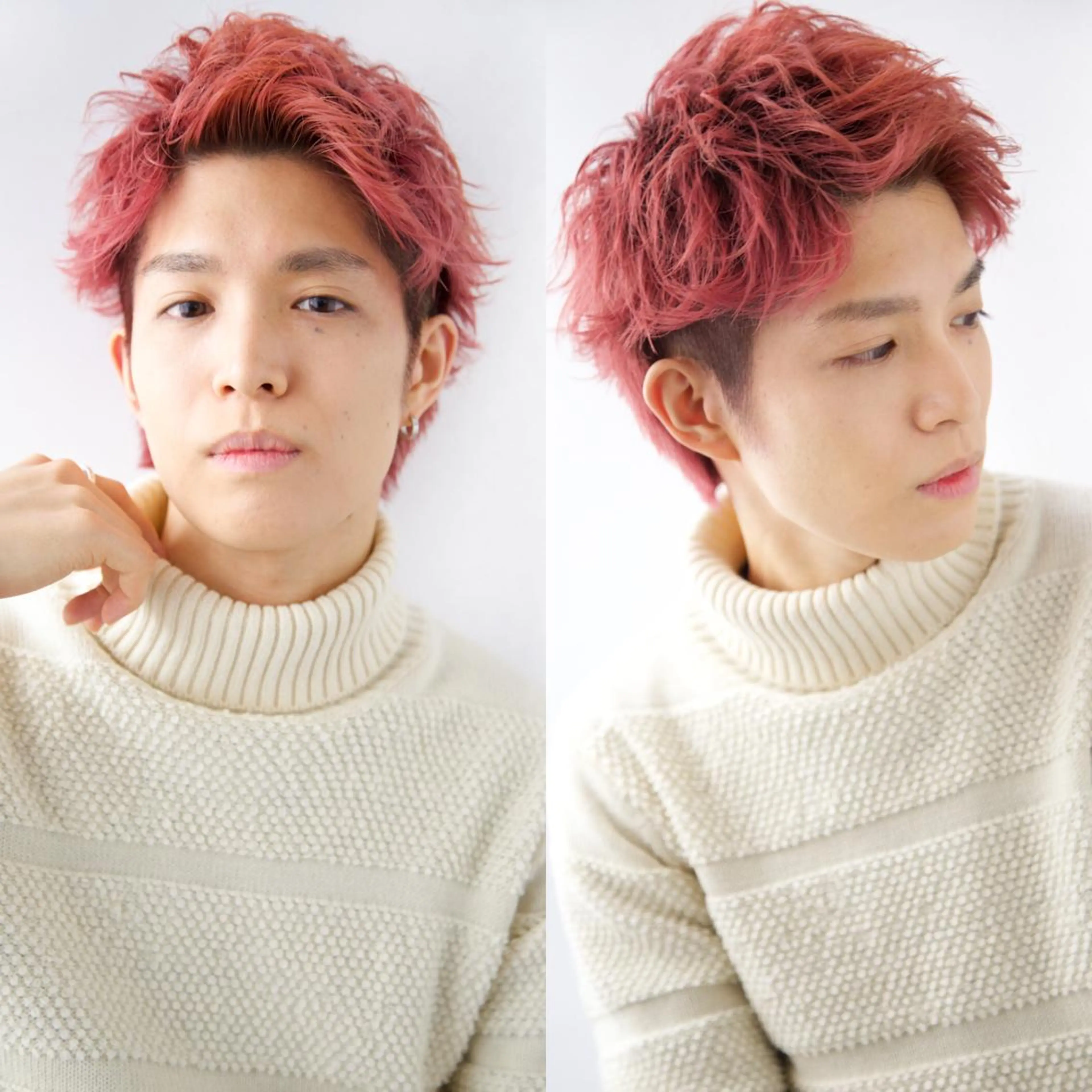 カラー メンズ ✨ブリーチなし透明感 池袋　水野のヘアスタイル