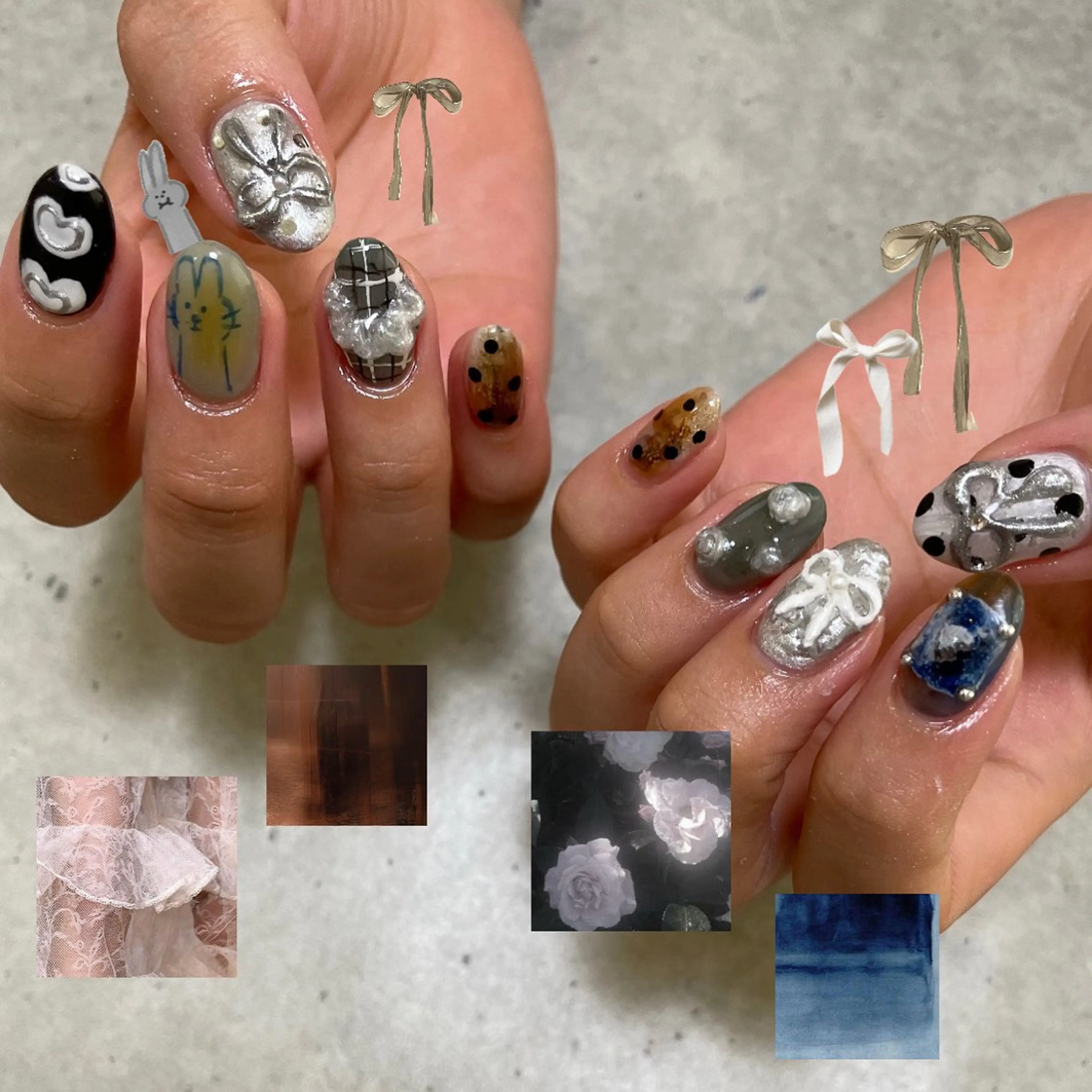 ネイル ハンドネイル RooM tani /個性派ニュアンスのネイルデザイン