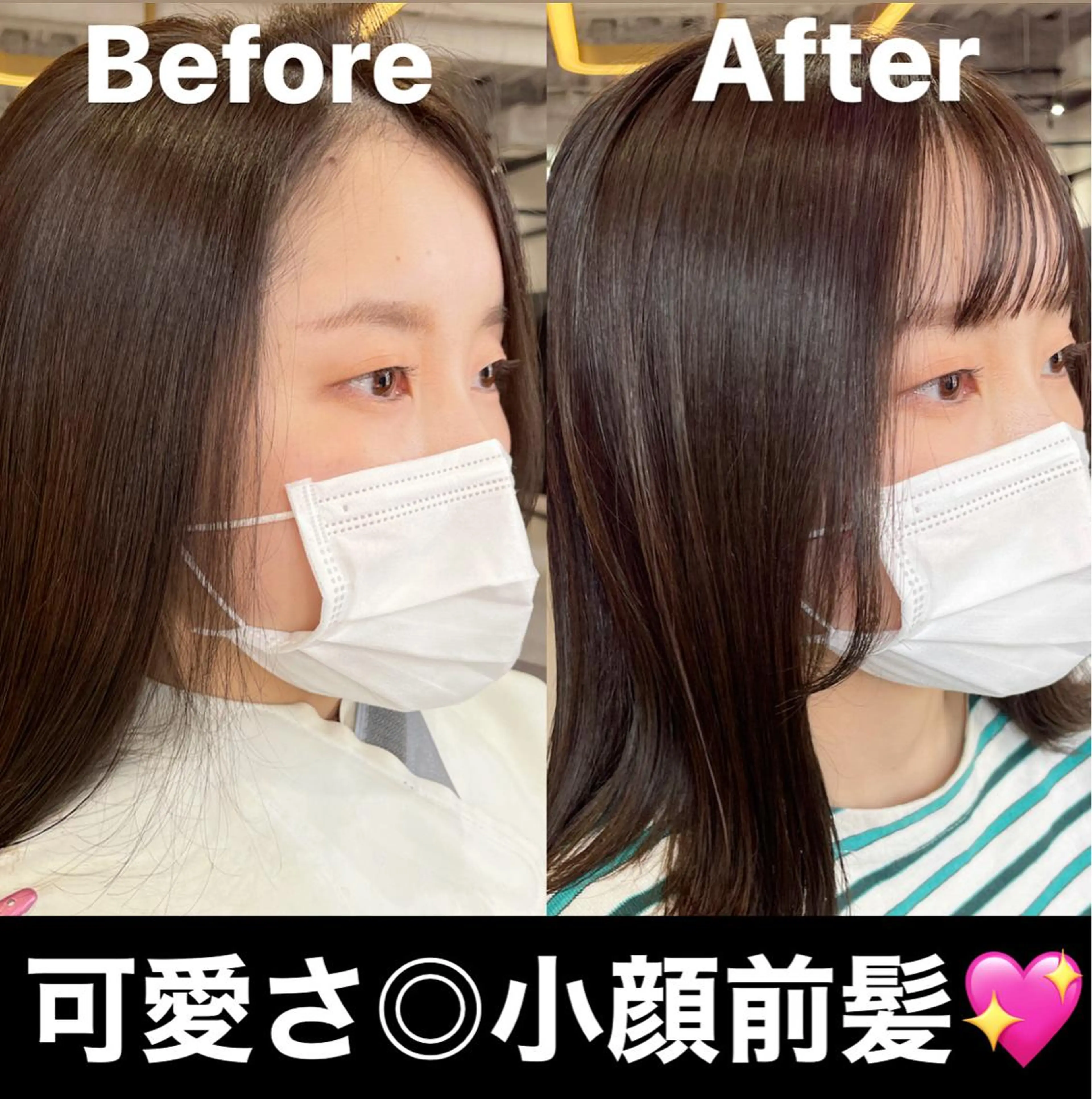 ミディアム ショート/脱白髪染め ☆宇﨑悠実のヘアスタイル