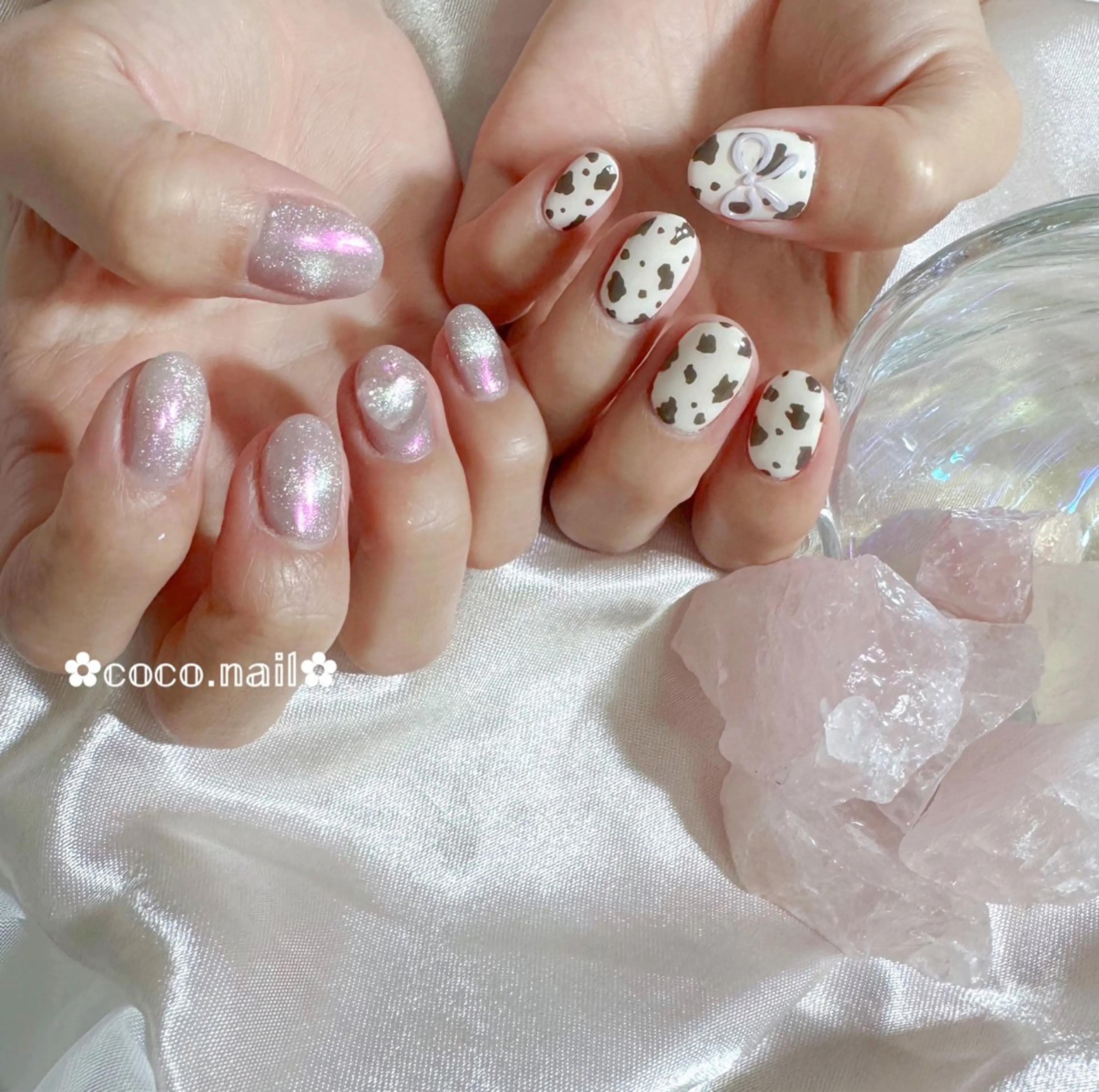 ネイル ハンドネイル lili.nail y2k/長さ出しのネイルデザイン