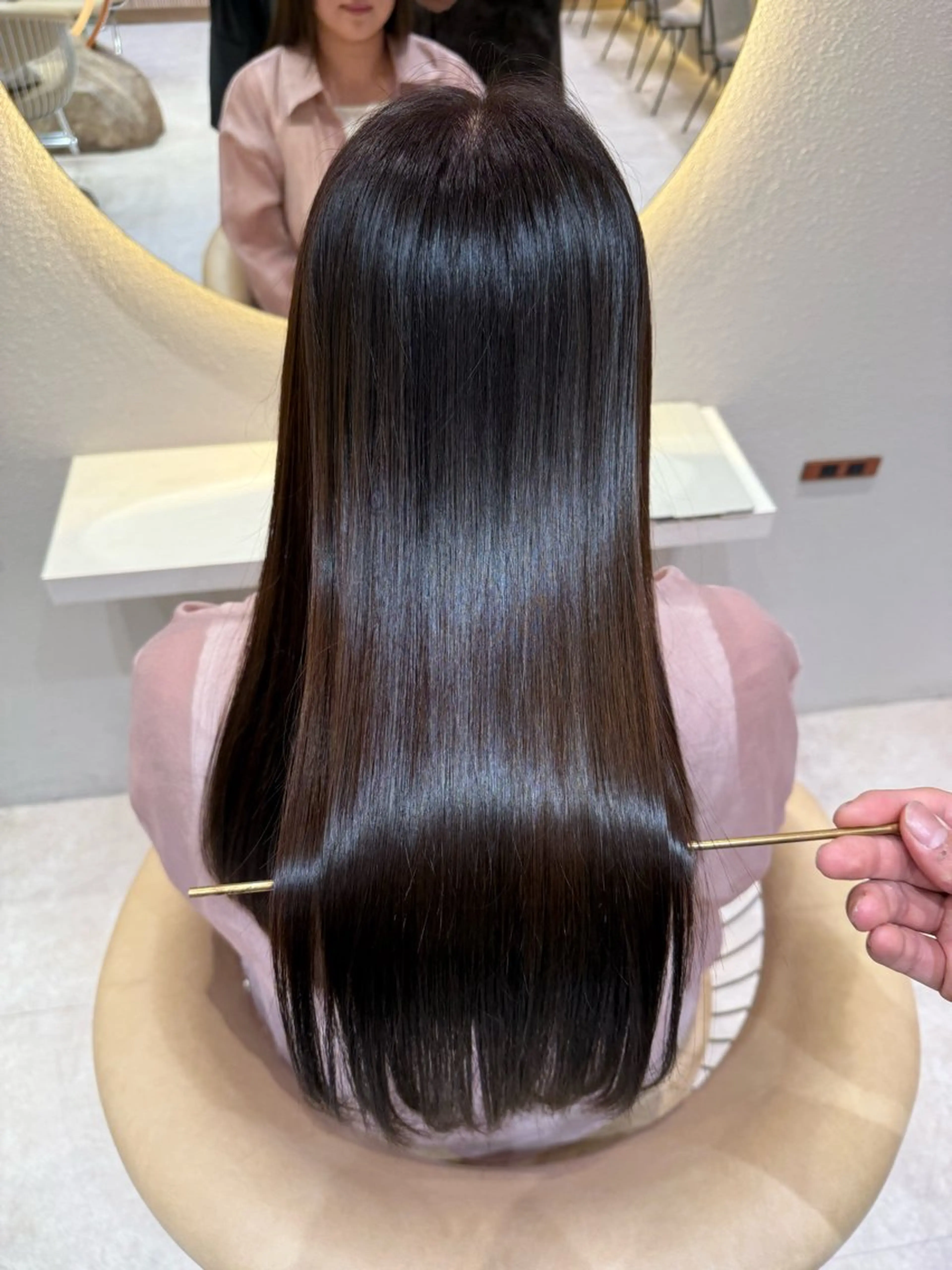 ロング カラー カット ヘアカラー 縮毛矯正 レイヤー❣️縮毛矯 川村利幸のヘアスタイル