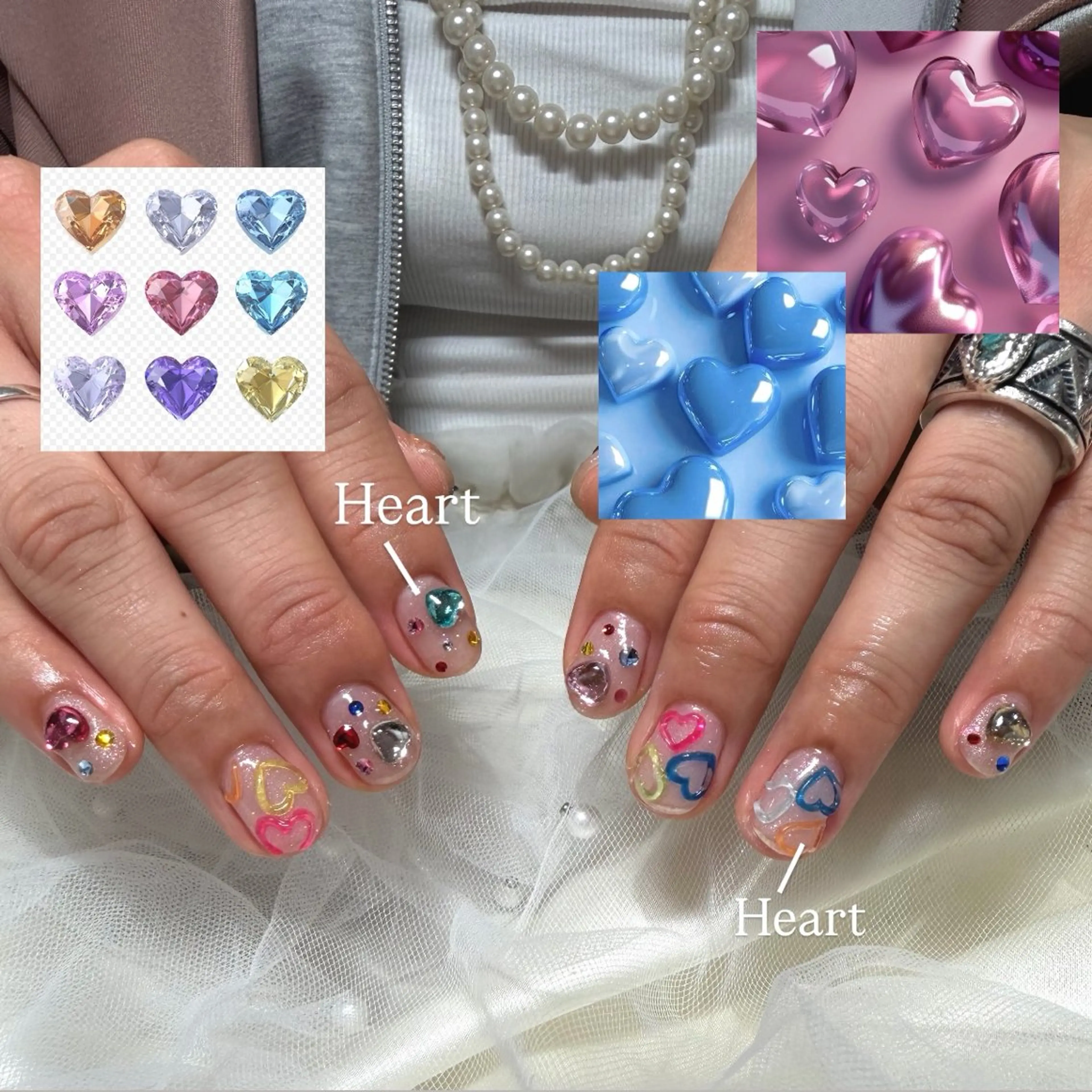 ネイル ハンドネイル 長瀬 瑠霞のネイルデザイン