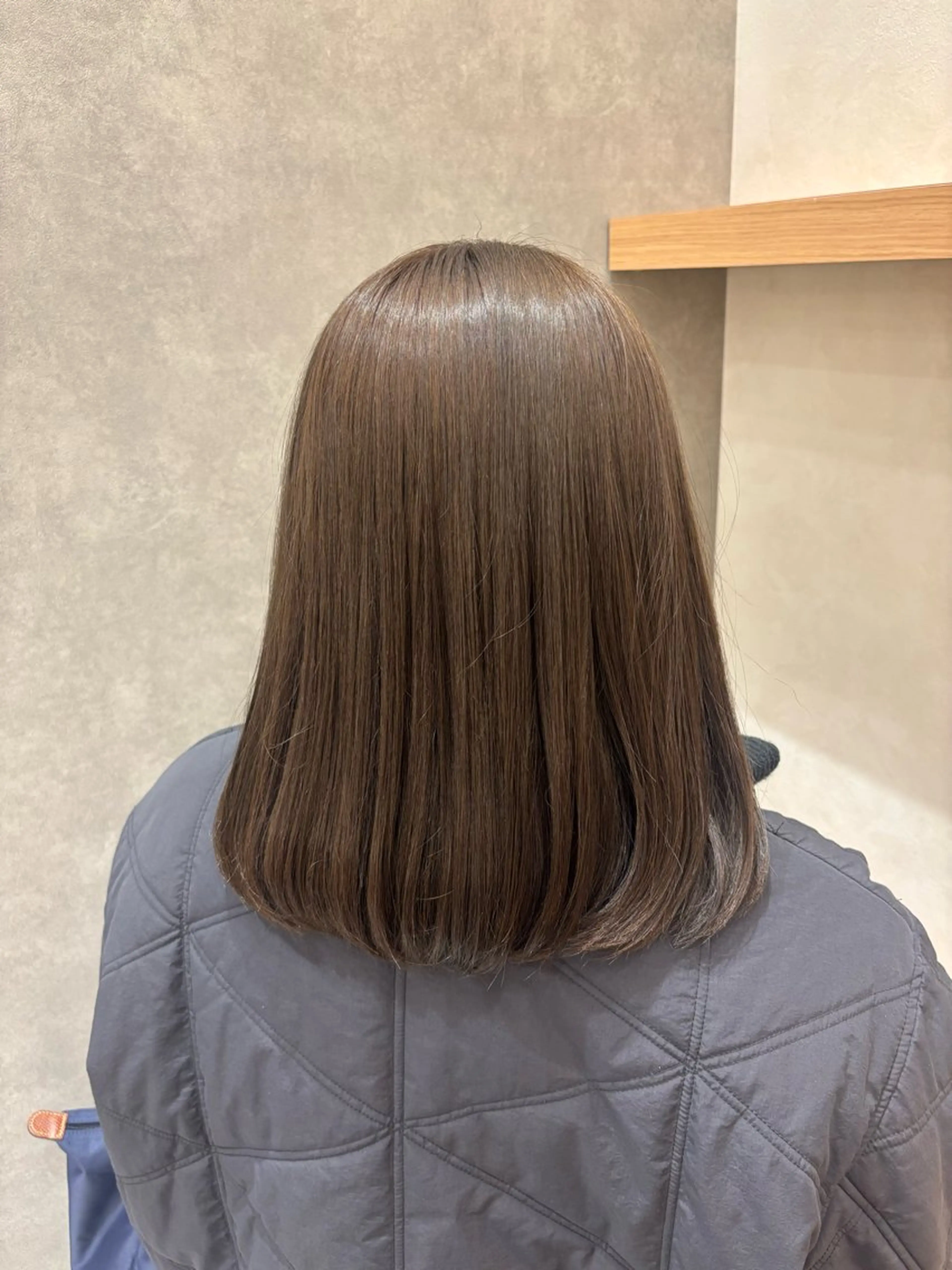 カラー ベージュカラー 透明感カラー オリーブベージュ 透明感カラー/艶髪 MOMOのヘアスタイル
