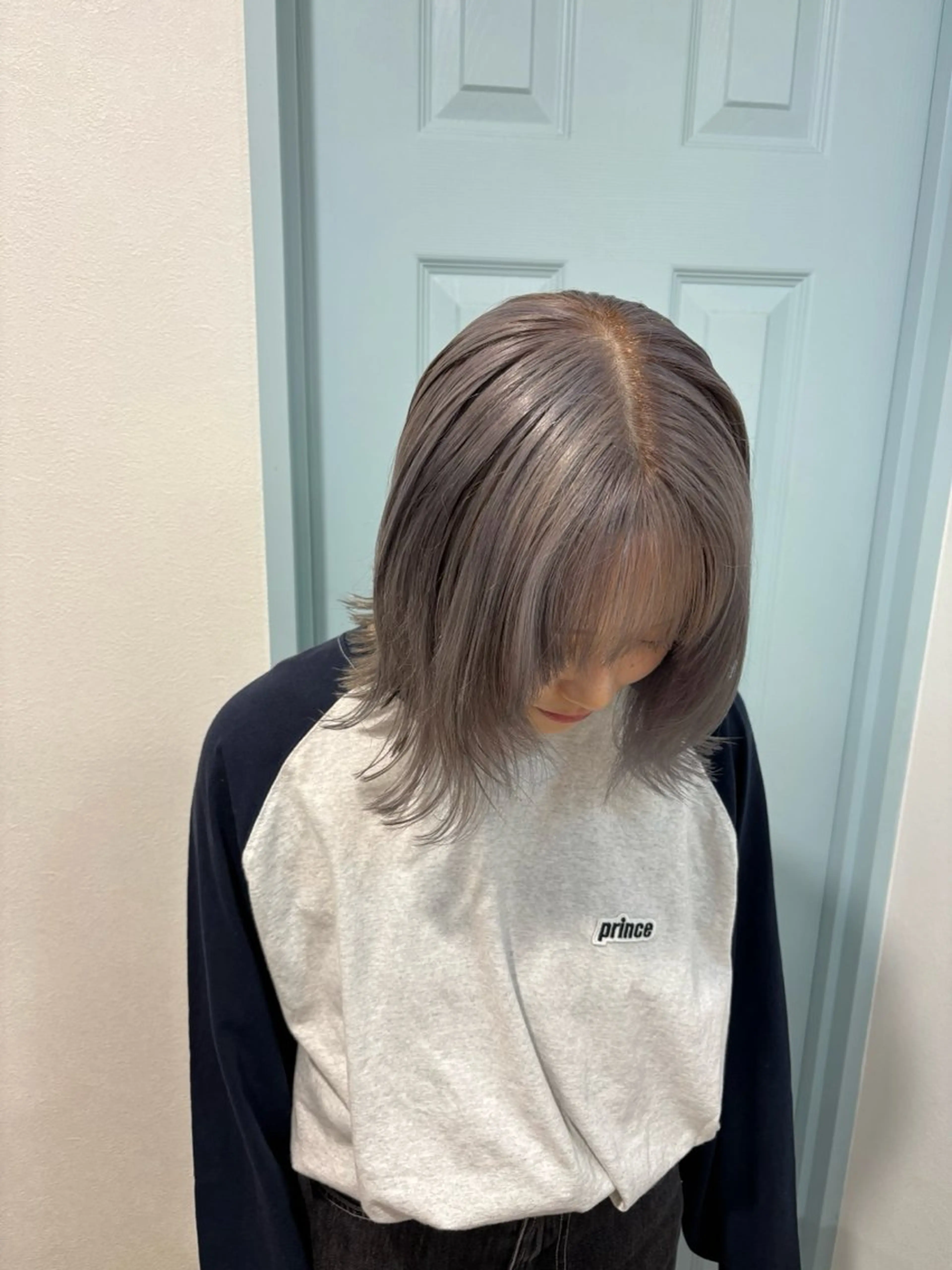 ミディアム 『大西　陸』 透明感color🔆のヘアスタイル