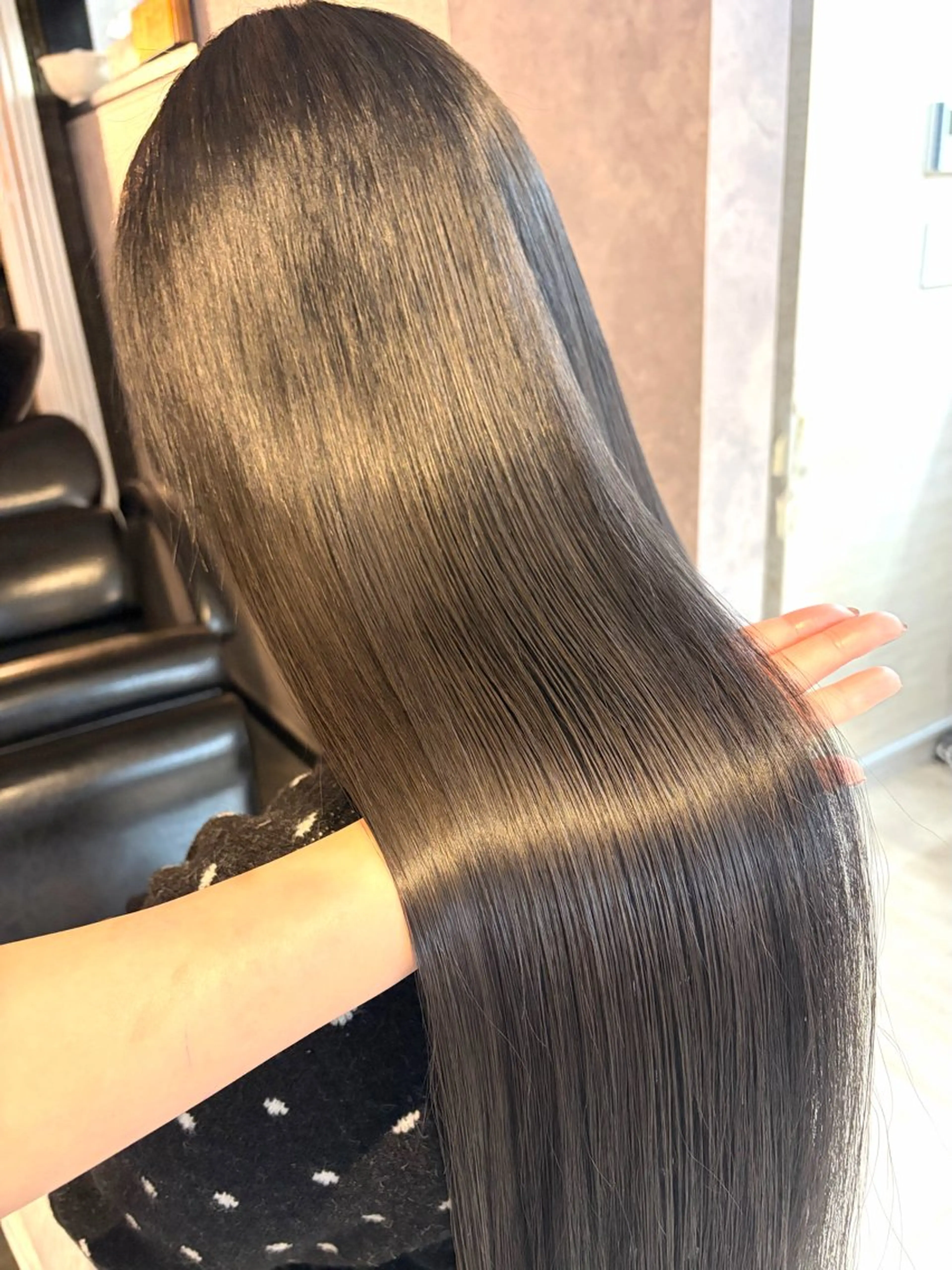 ロング カラー カット ヘアカラー 🩶鈴木茉奈🩶艶髪 /透明感/暖色カラーのヘアスタイル