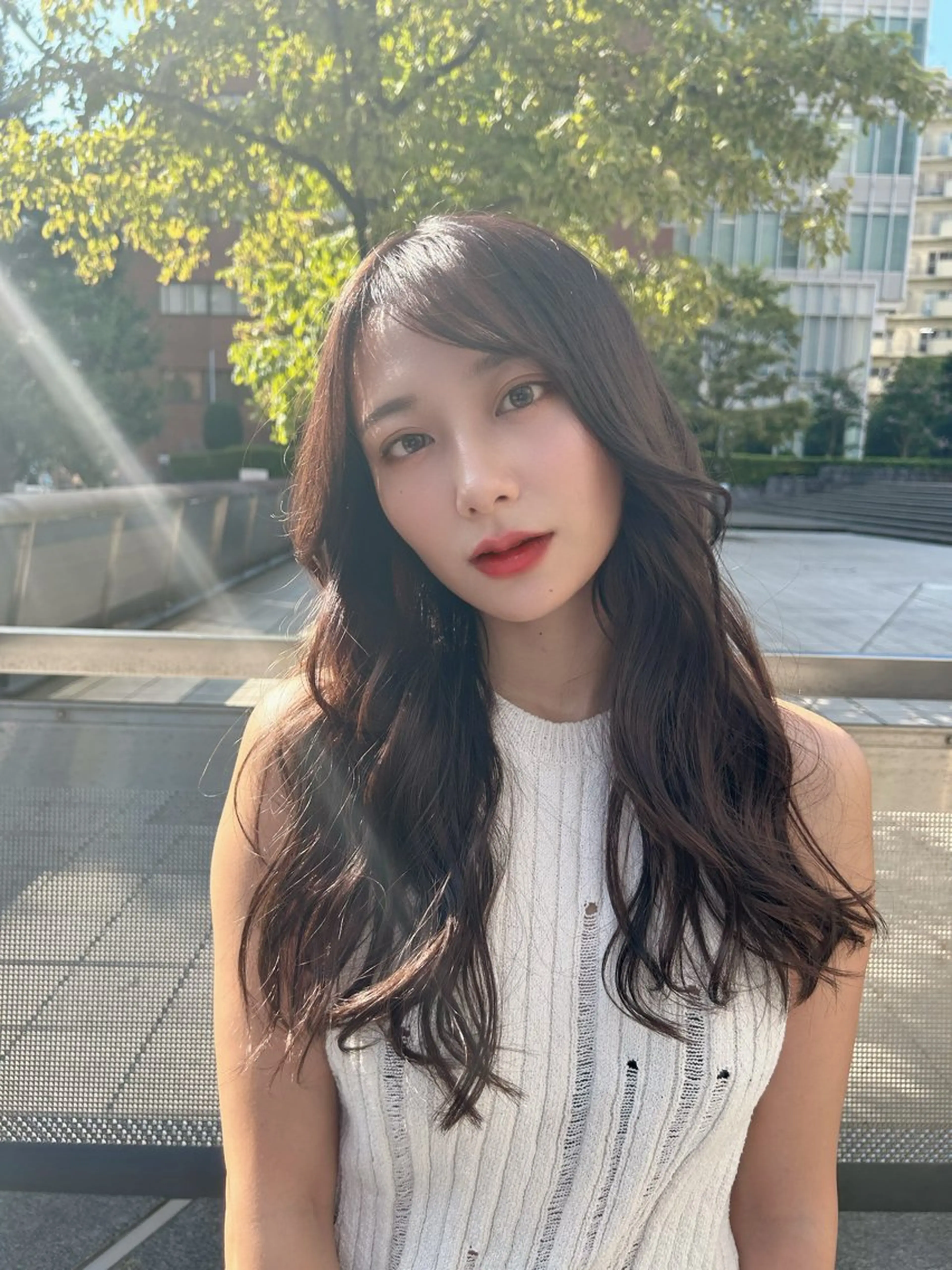 ロング くびれボブレイヤー 渋谷/kougaのヘアスタイル