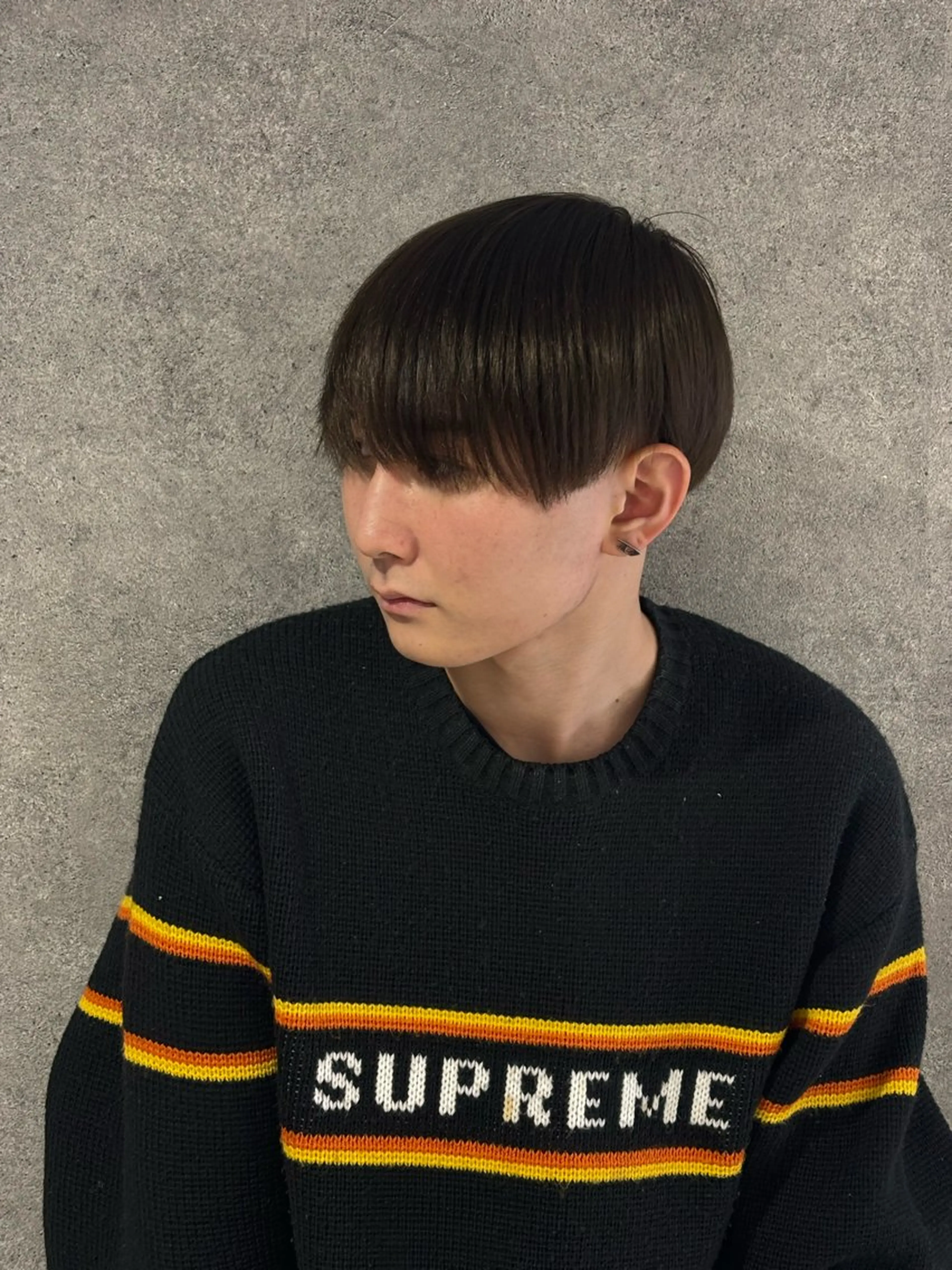 カラー メンズ りんと/天神/カット モデル募集/艶カラーのヘアスタイル