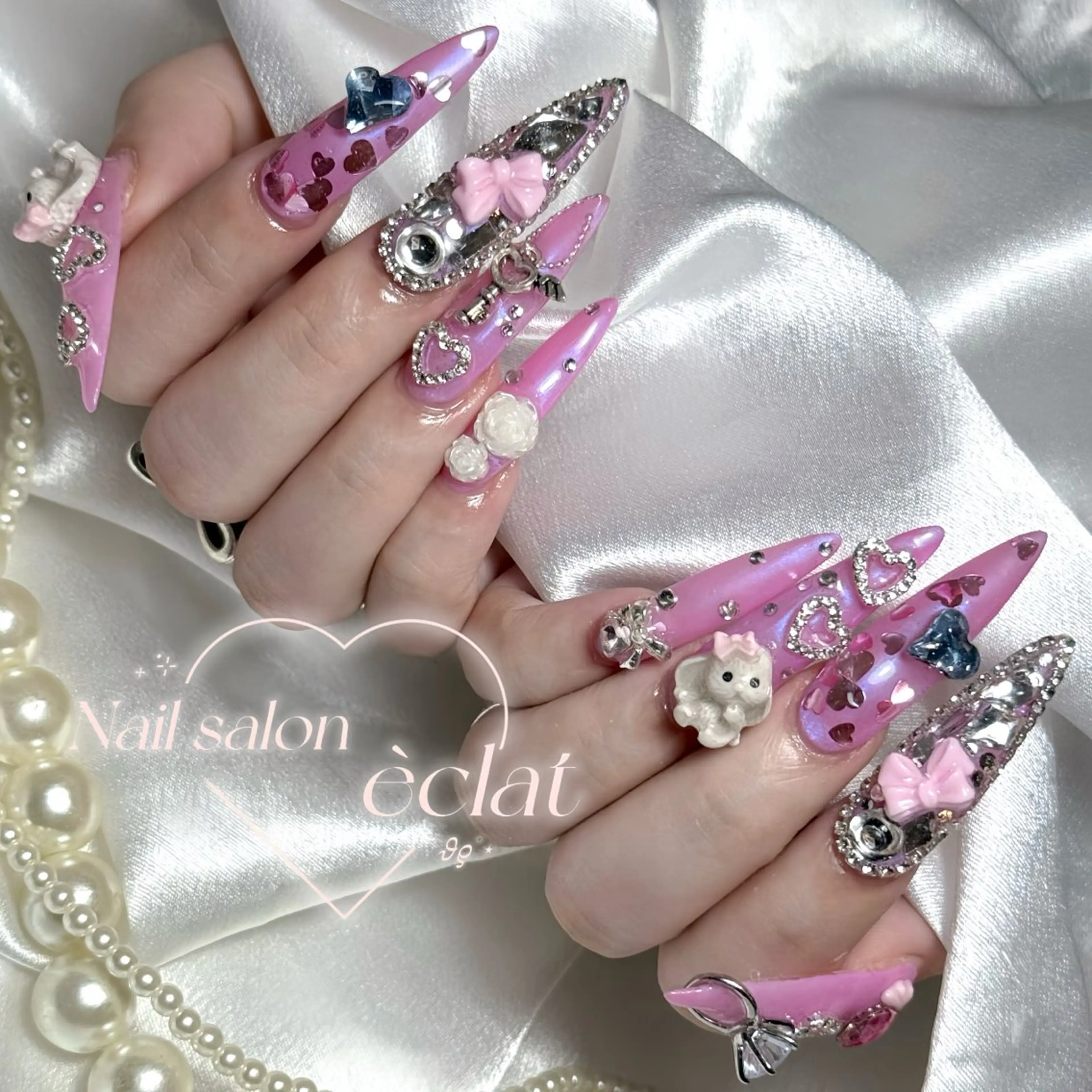 ネイル ハンドネイル éclat ⸝꙳.⋆ 栄｜矢場町のネイルデザイン