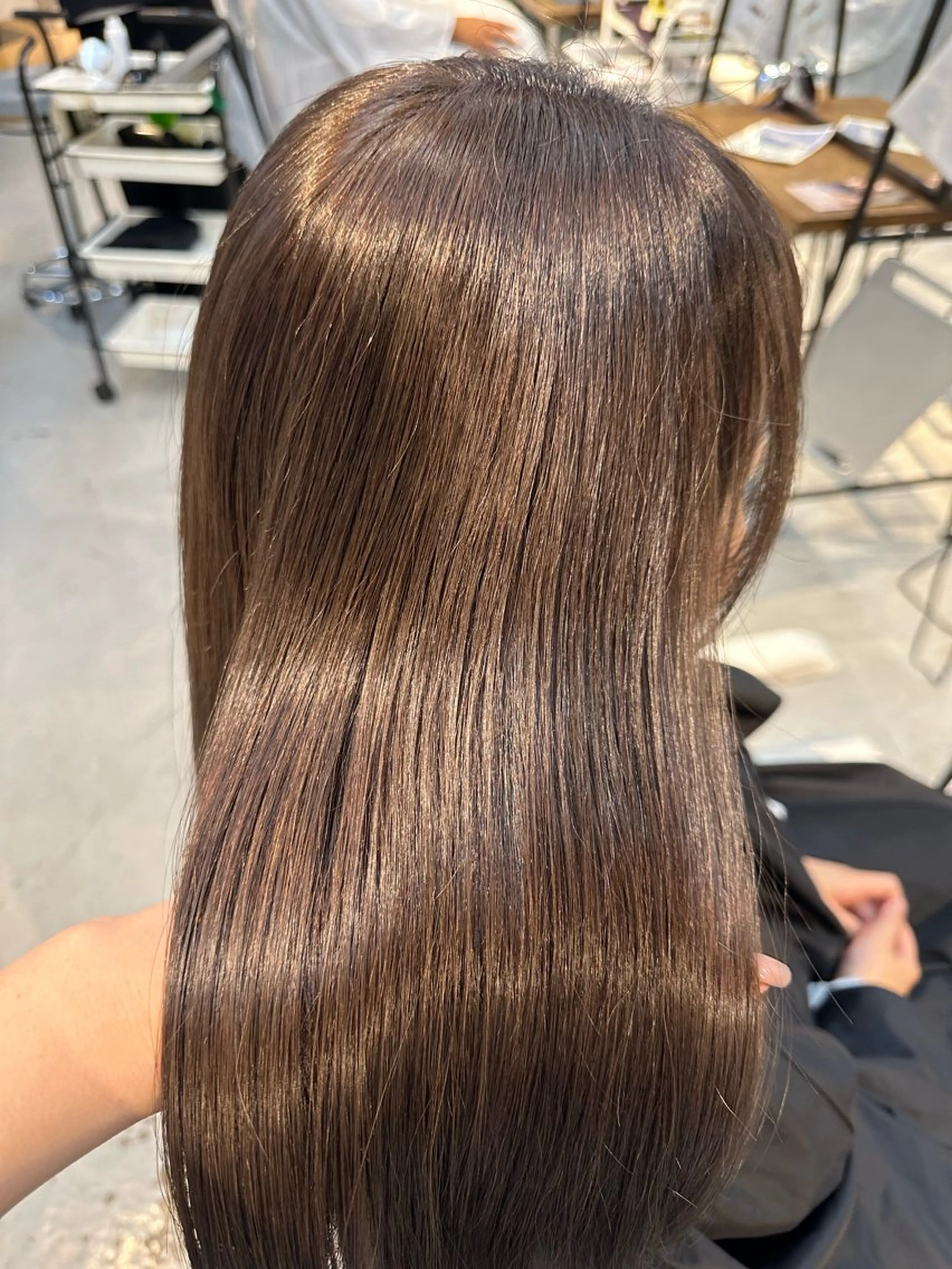 ロング カラー ブリーチ グレージュ keen吉祥寺所属・ハッシュカット ✦·.⋆  SAYAのヘアスタイル