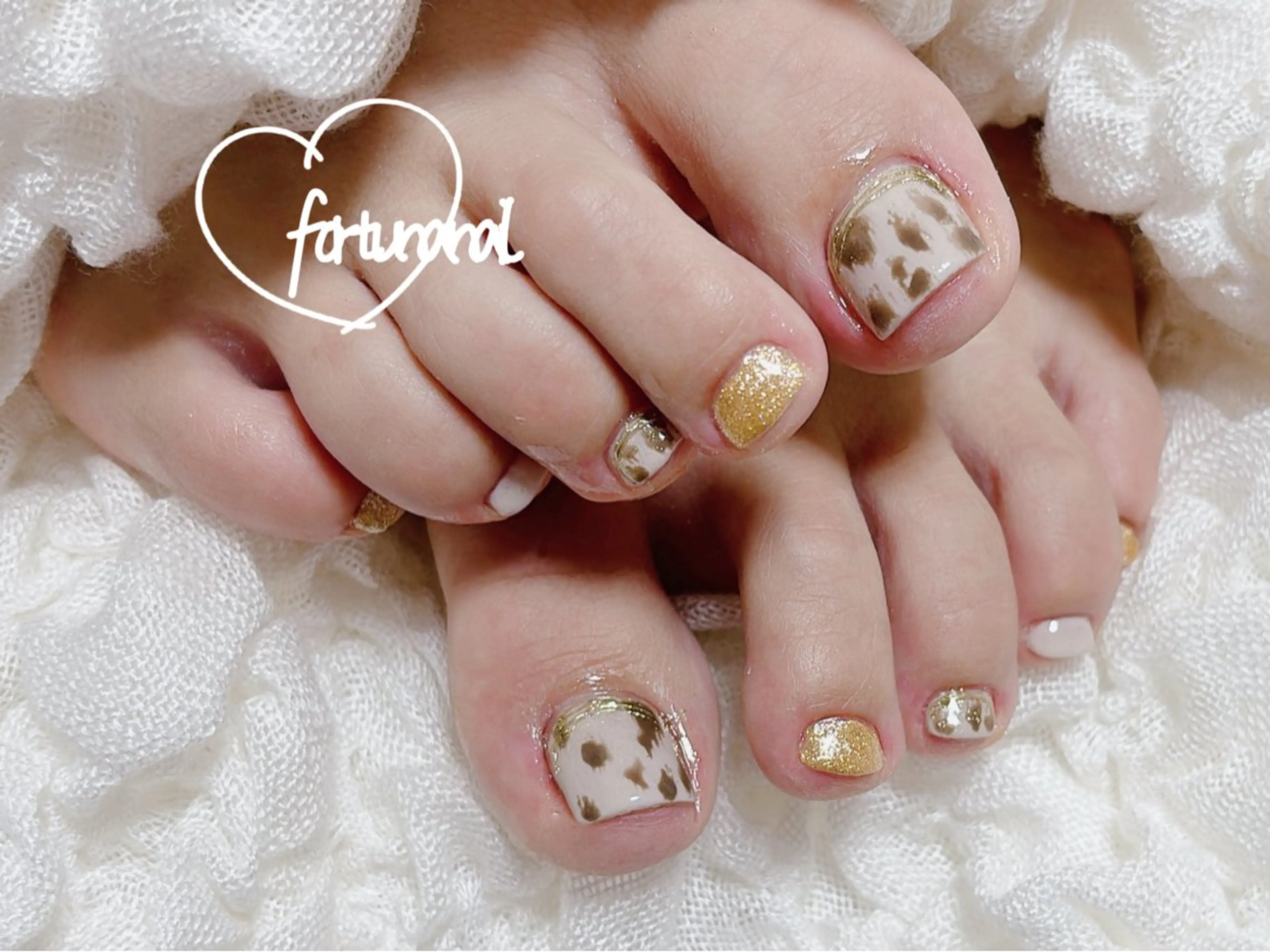 ネイル フットネイル Nail •Head スパFortunaのネイルデザイン