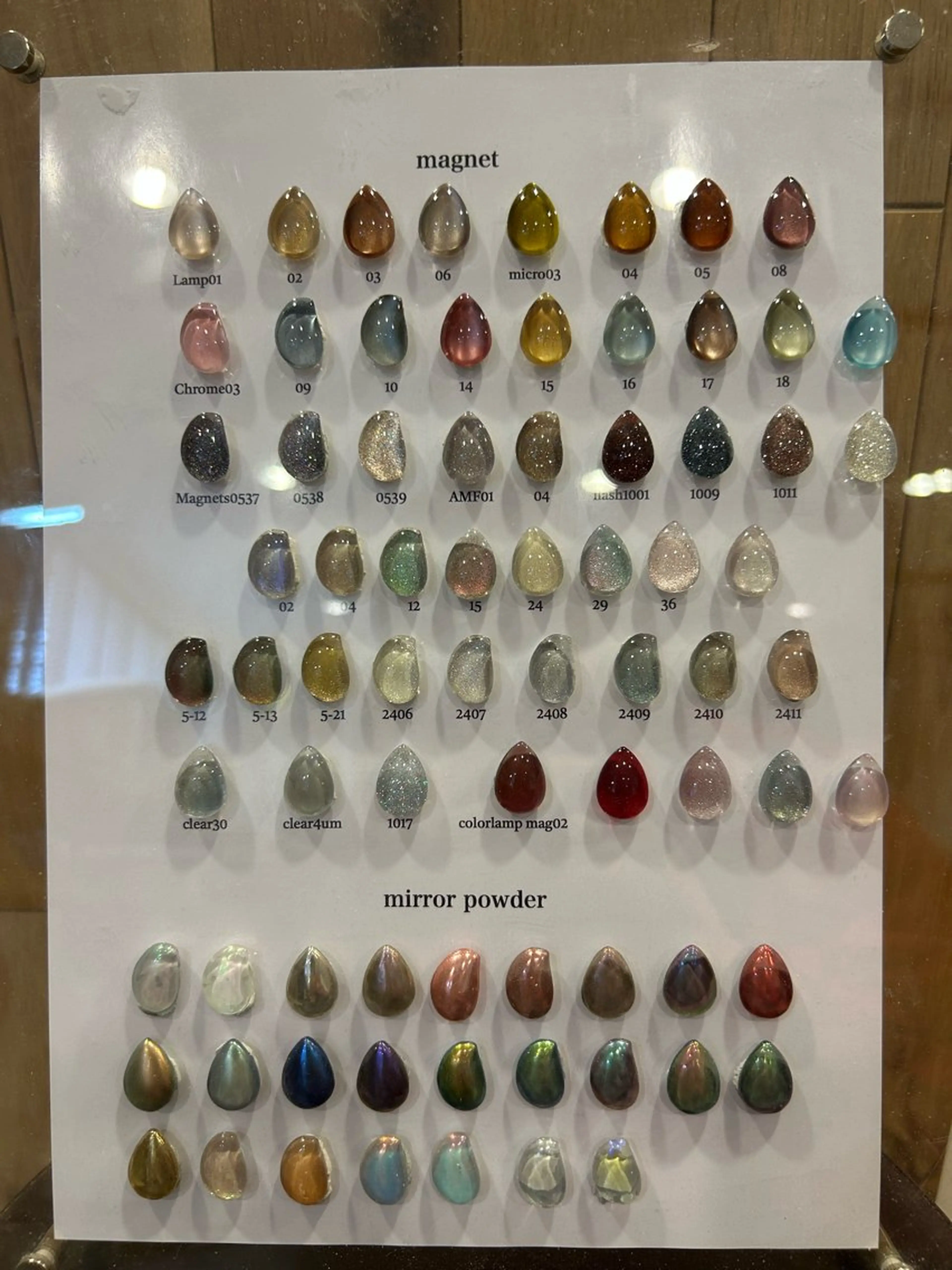 フットジェルネイル【マグネットorミラー】の写真